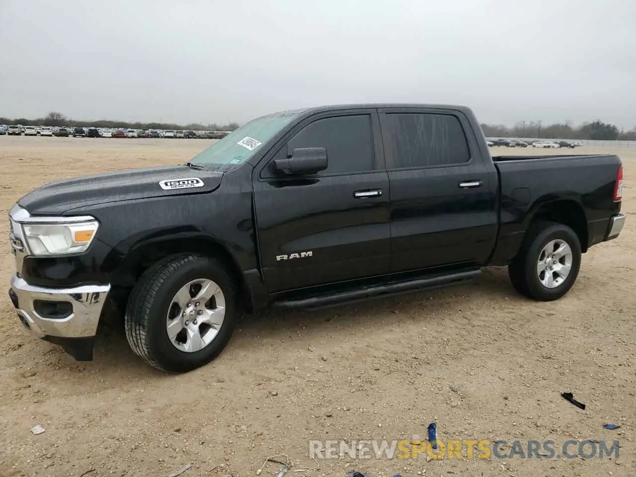 1 Photograph of a damaged car 1C6RREFT5KN786046 RAM 1500 2019