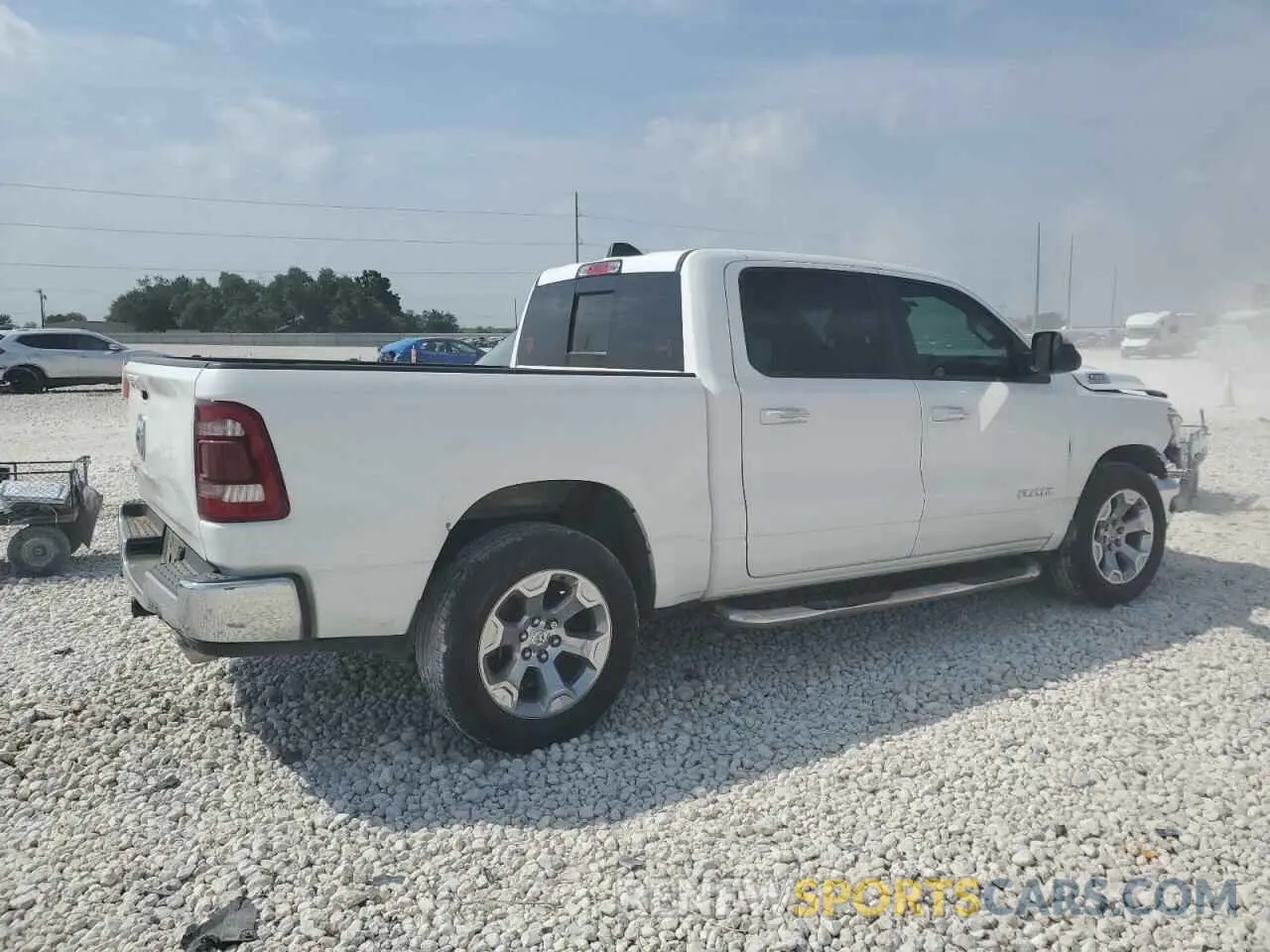 3 Photograph of a damaged car 1C6RREFT8KN527101 RAM 1500 2019