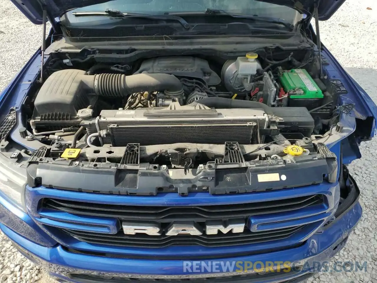 11 Photograph of a damaged car 1C6RREFT9KN616420 RAM 1500 2019