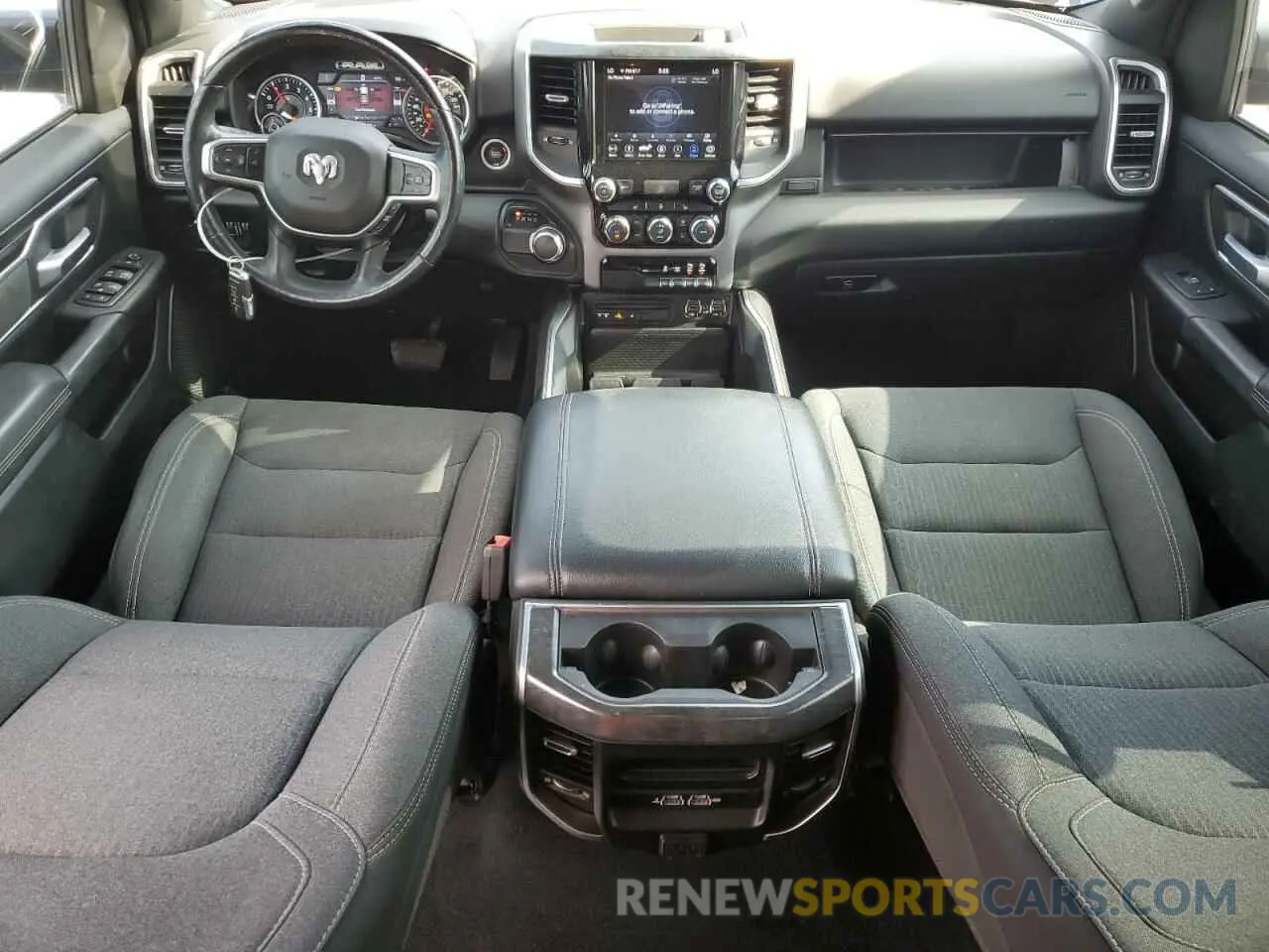 8 Photograph of a damaged car 1C6RREFT9KN616420 RAM 1500 2019