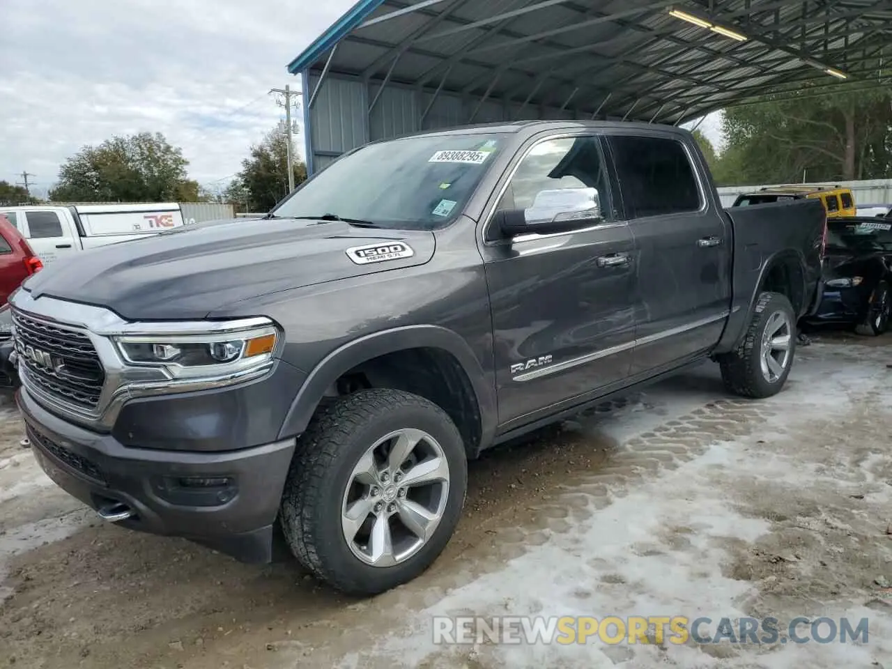1 Photograph of a damaged car 1C6RREHT6KN827457 RAM 1500 2019