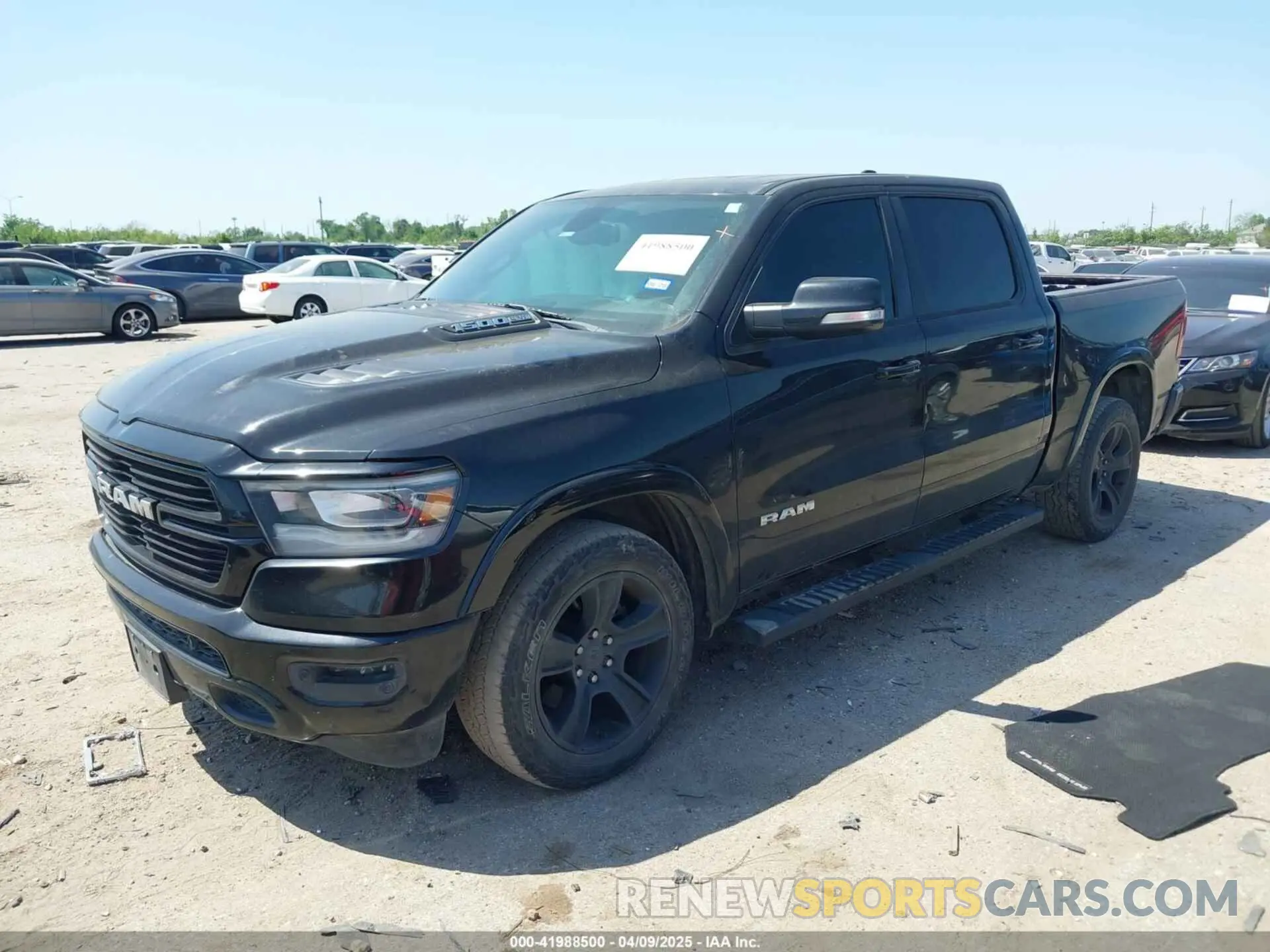 2 Photograph of a damaged car 1C6RREJT9KN558591 RAM 1500 2019