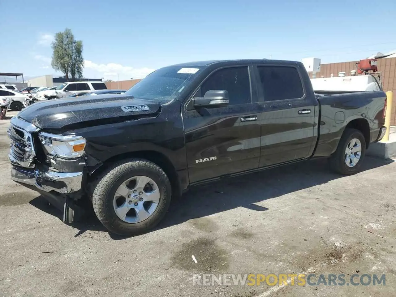 1 Photograph of a damaged car 1C6RREMT4KN894757 RAM 1500 2019