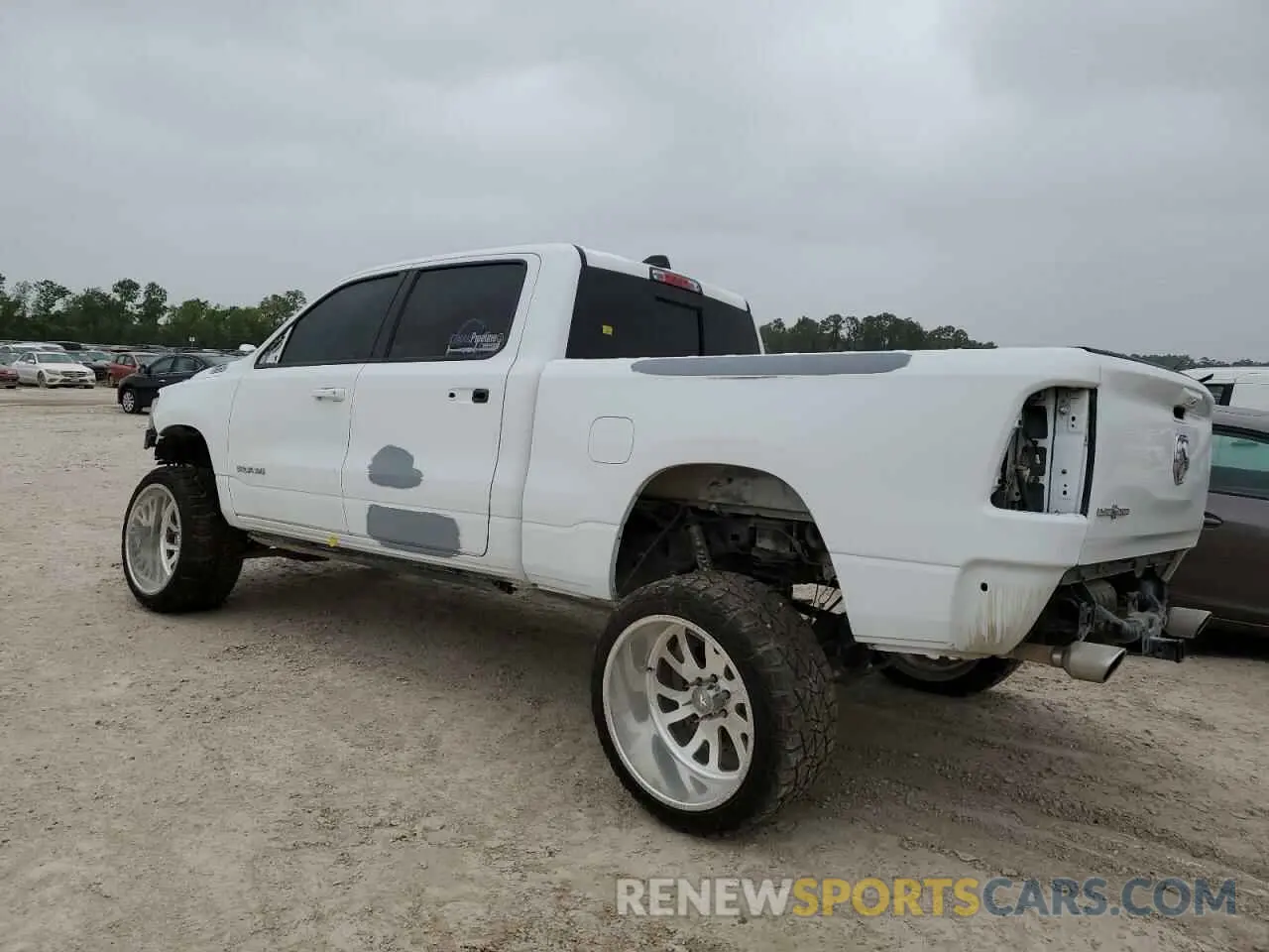 2 Photograph of a damaged car 1C6RREMT6KN683530 RAM 1500 2019