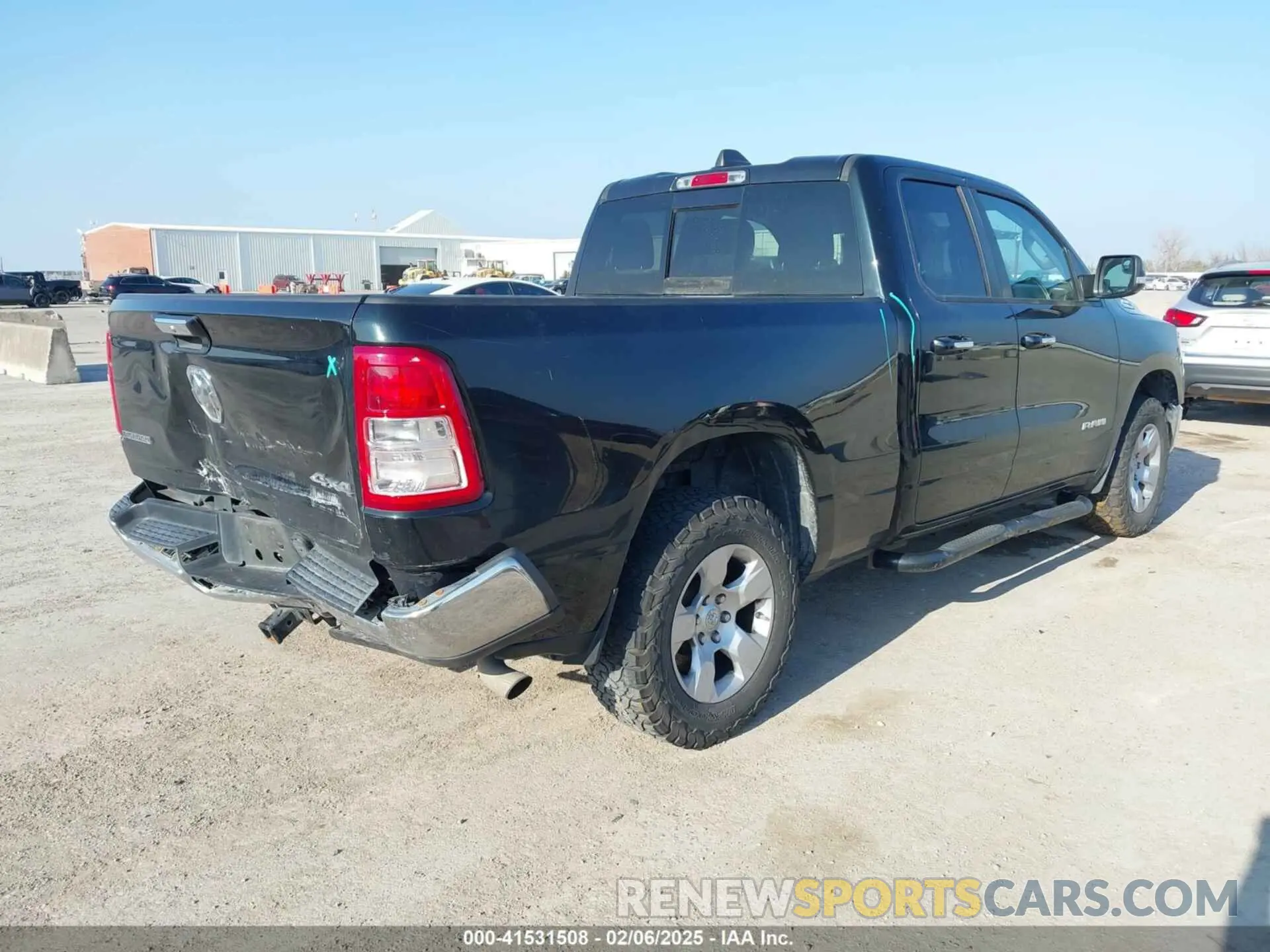 4 Photograph of a damaged car 1C6RRFBG5KN783940 RAM 1500 2019
