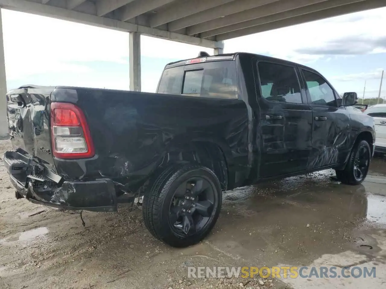 3 Photograph of a damaged car 1C6RRFFG0KN737636 RAM 1500 2019