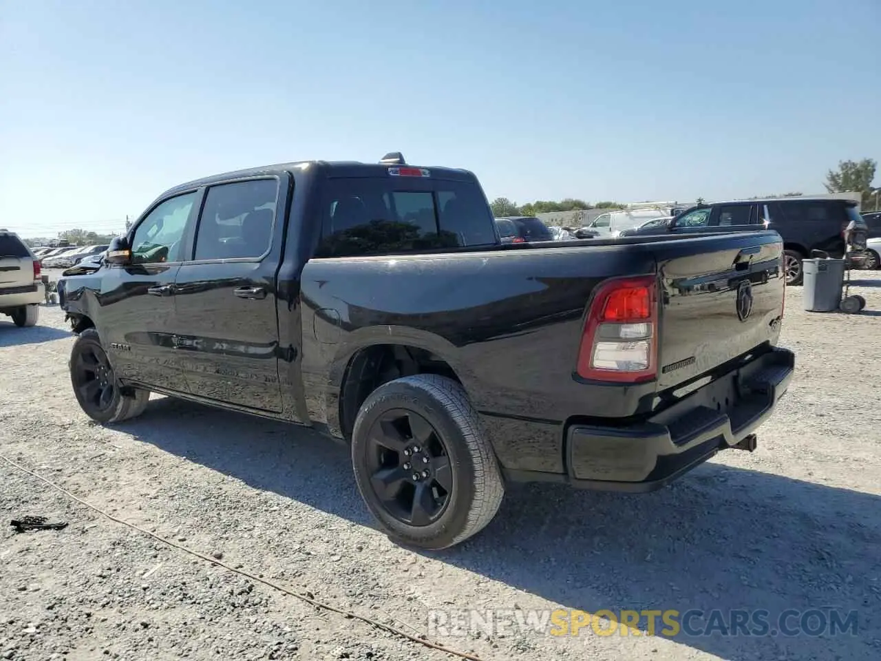 2 Photograph of a damaged car 1C6RRFFG0KN857081 RAM 1500 2019