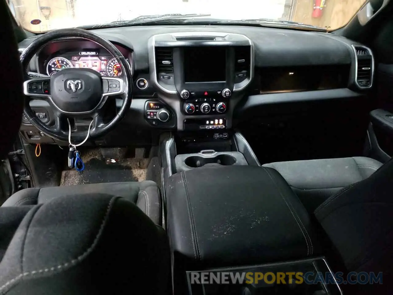 8 Photograph of a damaged car 1C6RRFFG0KN909339 RAM 1500 2019