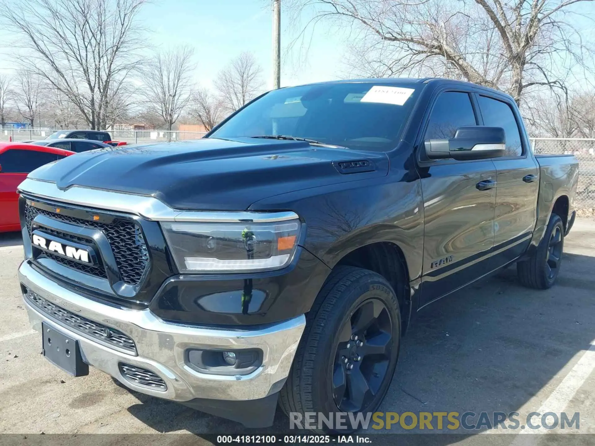 2 Photograph of a damaged car 1C6RRFFG1KN917238 RAM 1500 2019