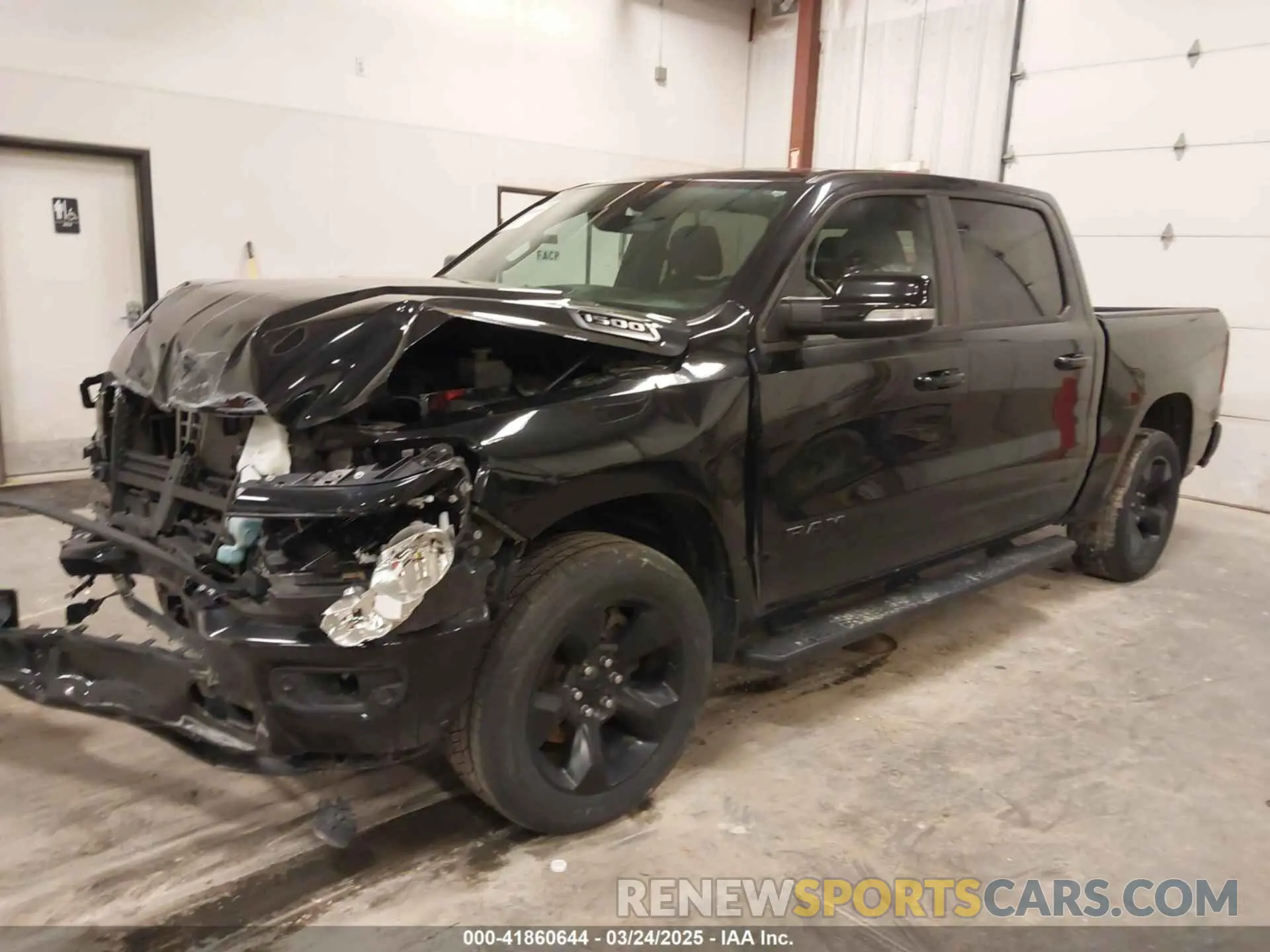 2 Photograph of a damaged car 1C6RRFFG2KN847023 RAM 1500 2019