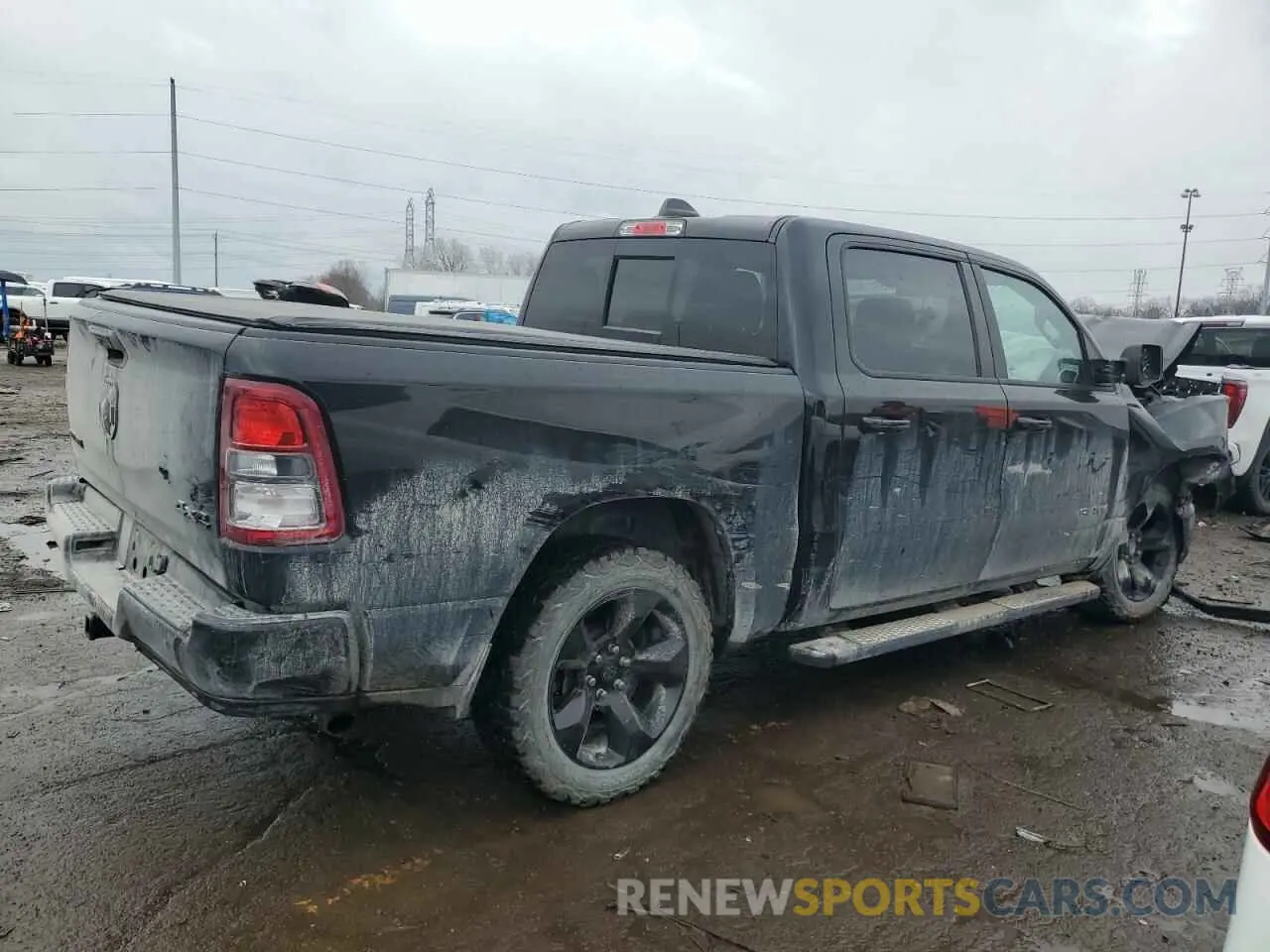 3 Photograph of a damaged car 1C6RRFFG2KN881477 RAM 1500 2019