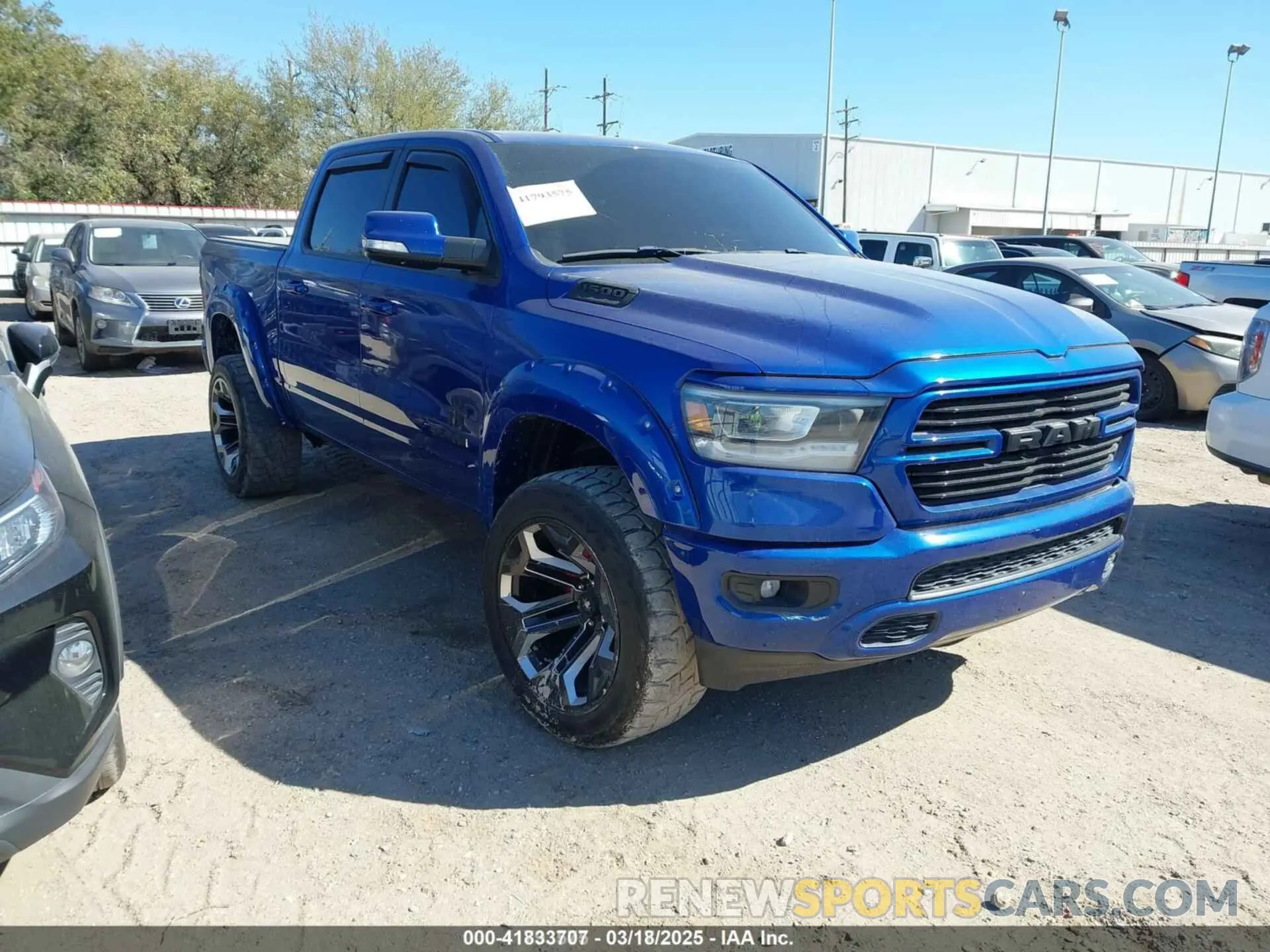 1 Photograph of a damaged car 1C6RRFFG3KN768315 RAM 1500 2019