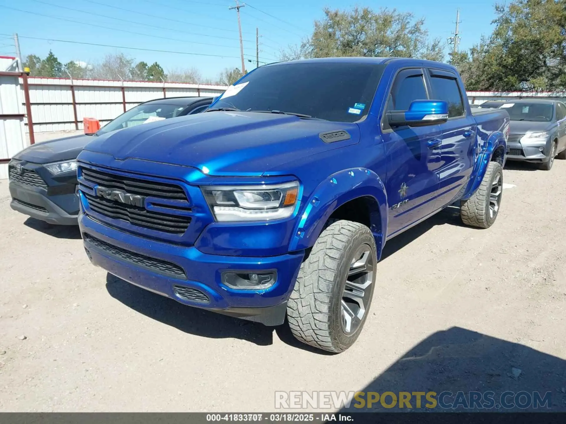 2 Photograph of a damaged car 1C6RRFFG3KN768315 RAM 1500 2019