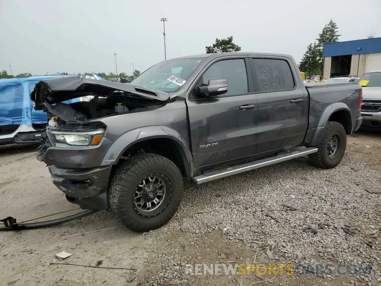 1 Photograph of a damaged car 1C6RRFFG6KN803591 RAM 1500 2019