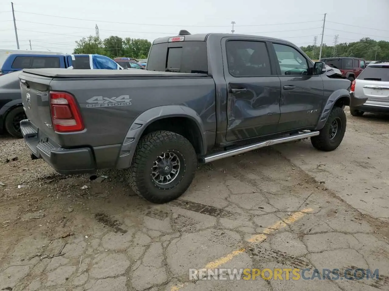 3 Photograph of a damaged car 1C6RRFFG6KN803591 RAM 1500 2019