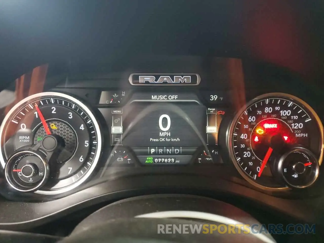9 Photograph of a damaged car 1C6RRFFG6KN818219 RAM 1500 2019
