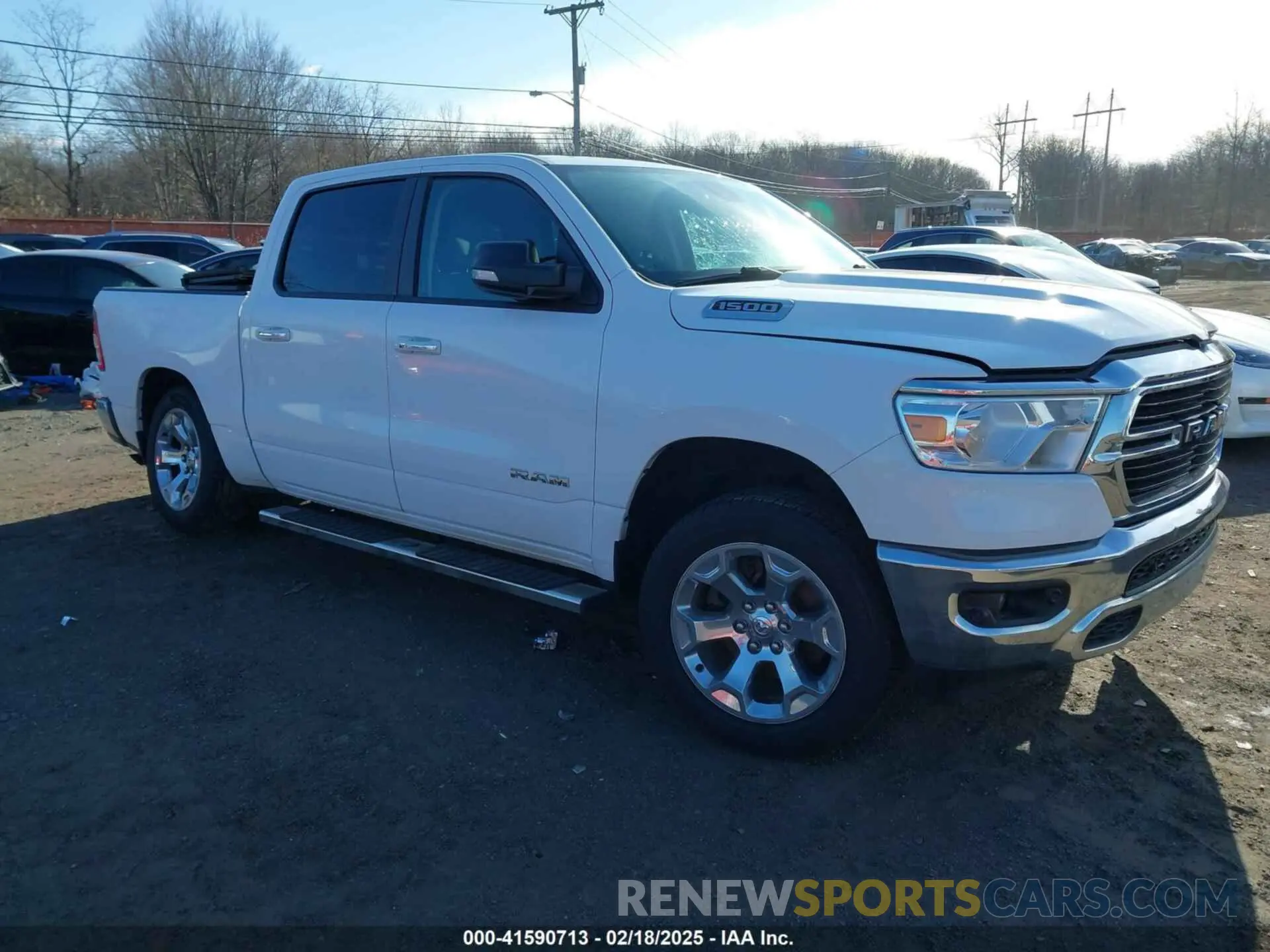 1 Photograph of a damaged car 1C6RRFFG7KN646220 RAM 1500 2019