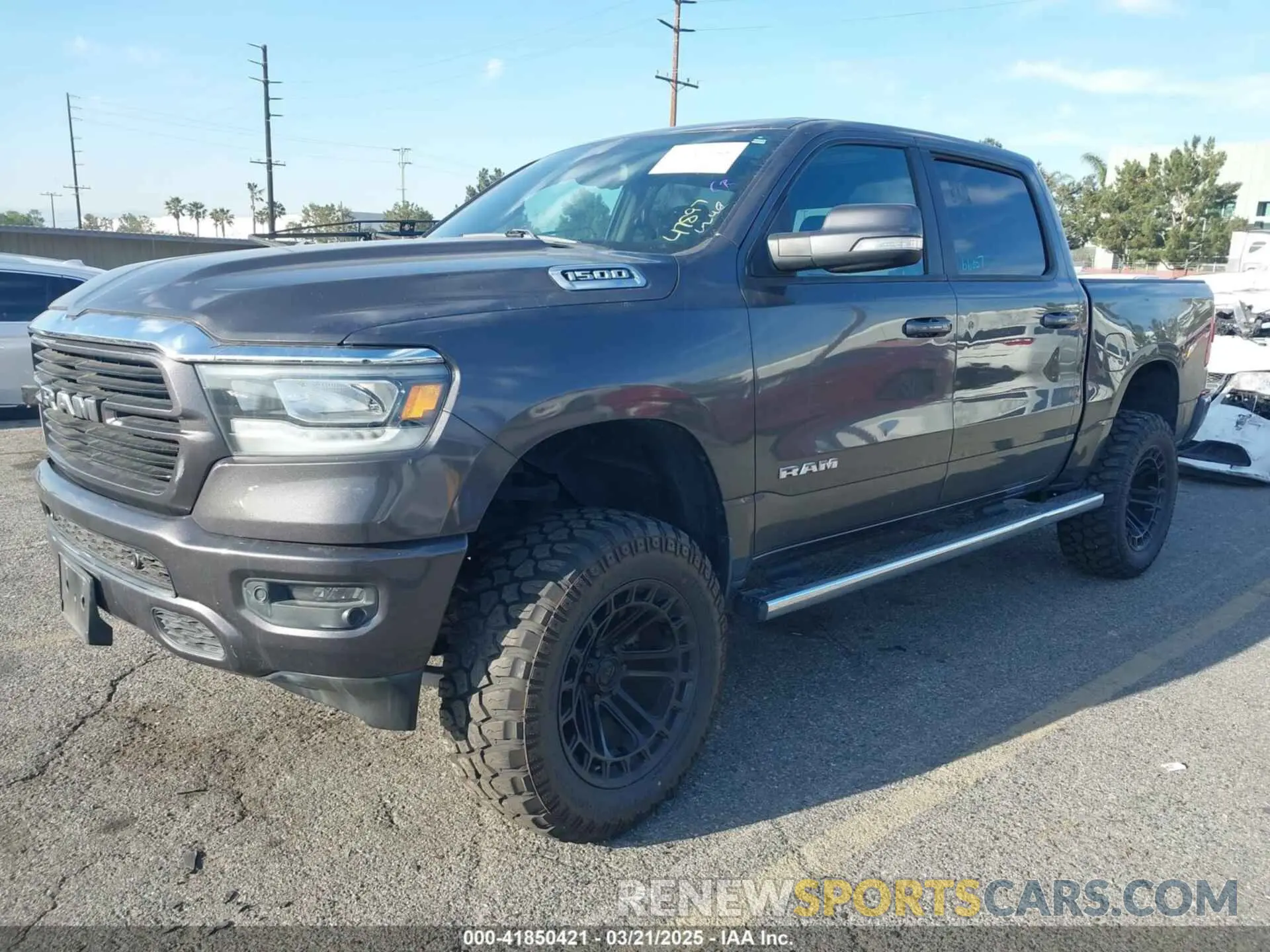 2 Photograph of a damaged car 1C6RRFFG8KN710927 RAM 1500 2019