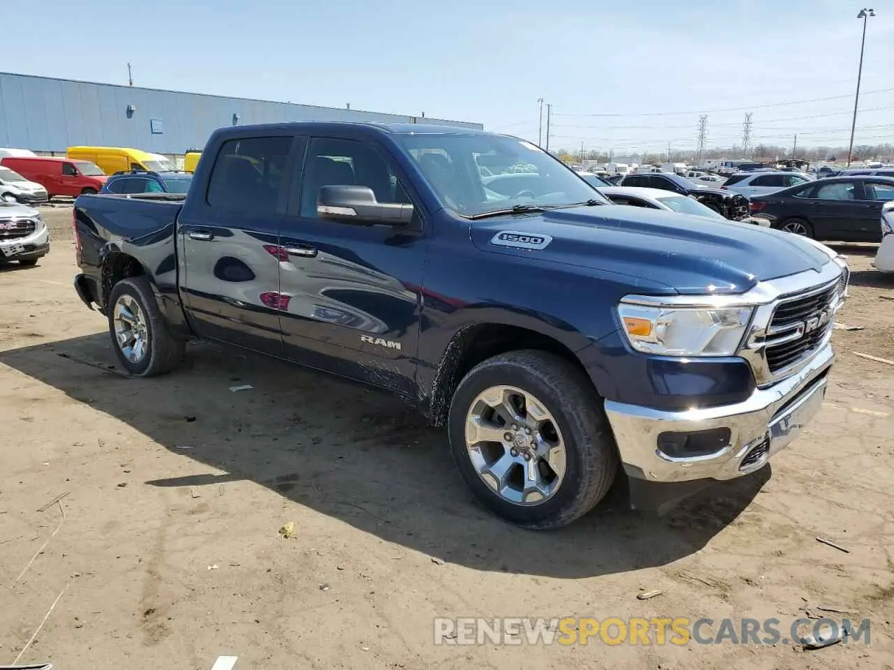 4 Photograph of a damaged car 1C6RRFFG8KN825804 RAM 1500 2019