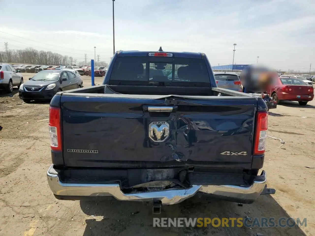 6 Photograph of a damaged car 1C6RRFFG8KN825804 RAM 1500 2019
