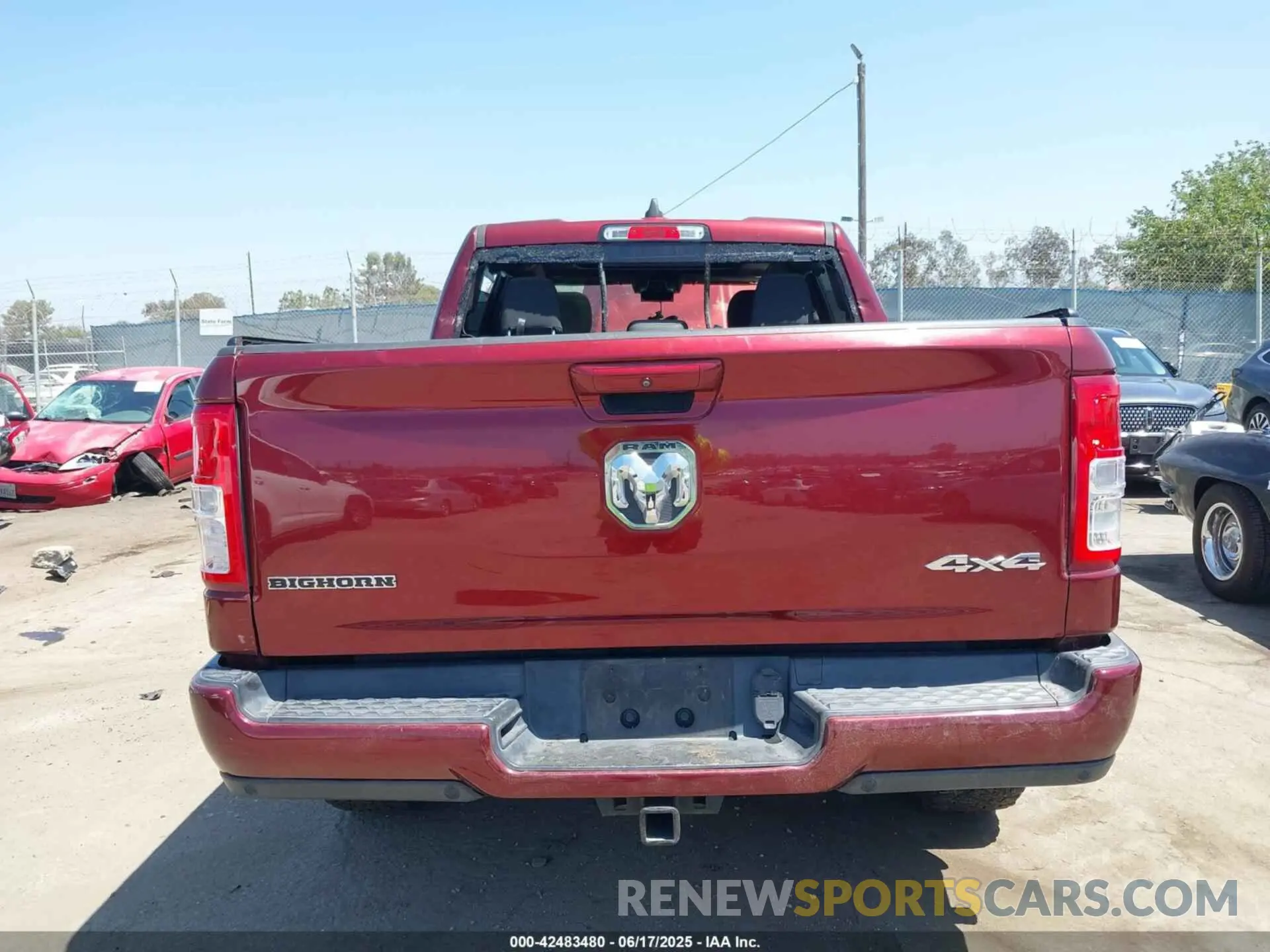 17 Фотография поврежденного автомобиля 1C6RRFFGXKN720097 RAM 1500 2019