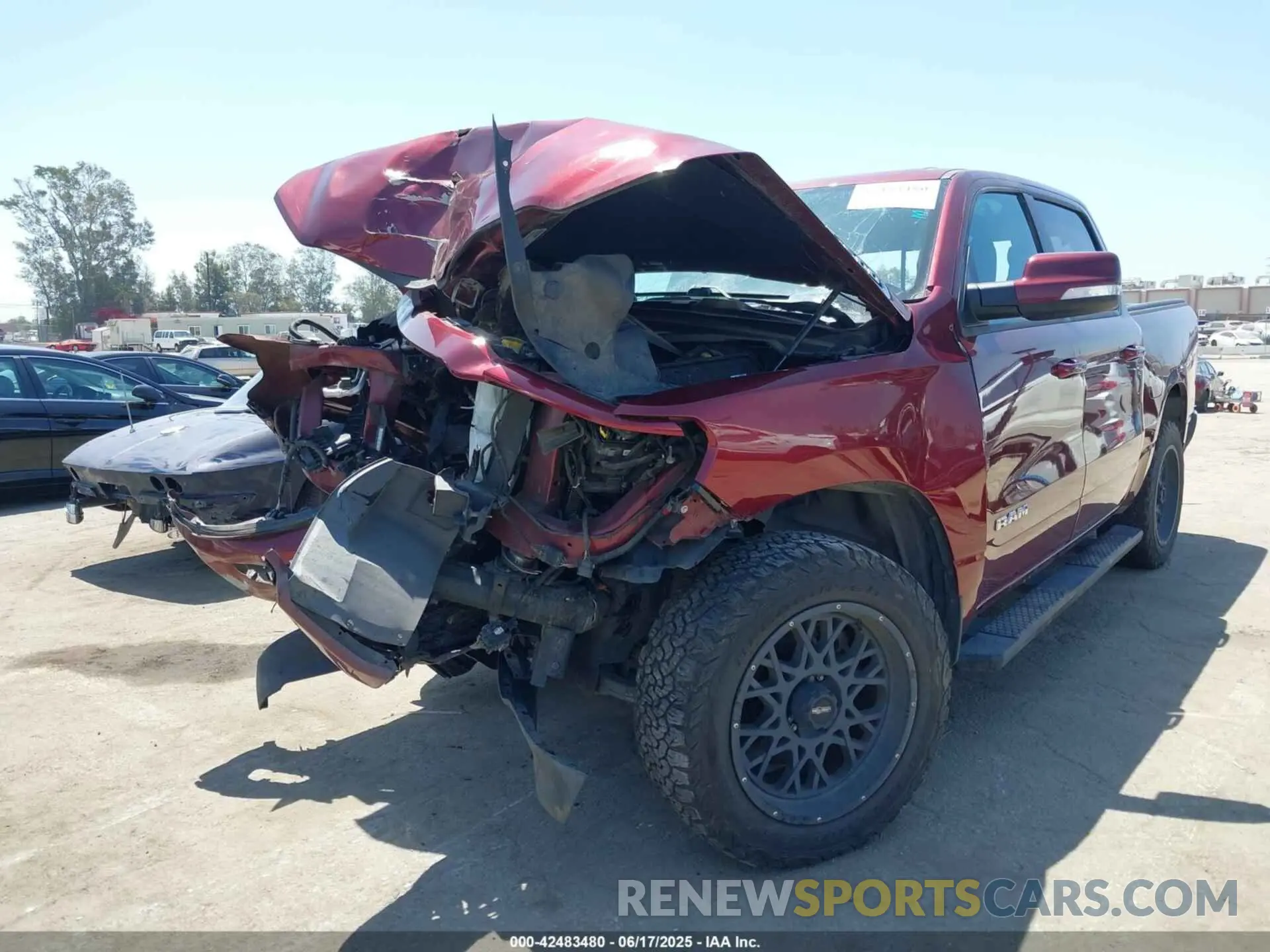 2 Фотография поврежденного автомобиля 1C6RRFFGXKN720097 RAM 1500 2019