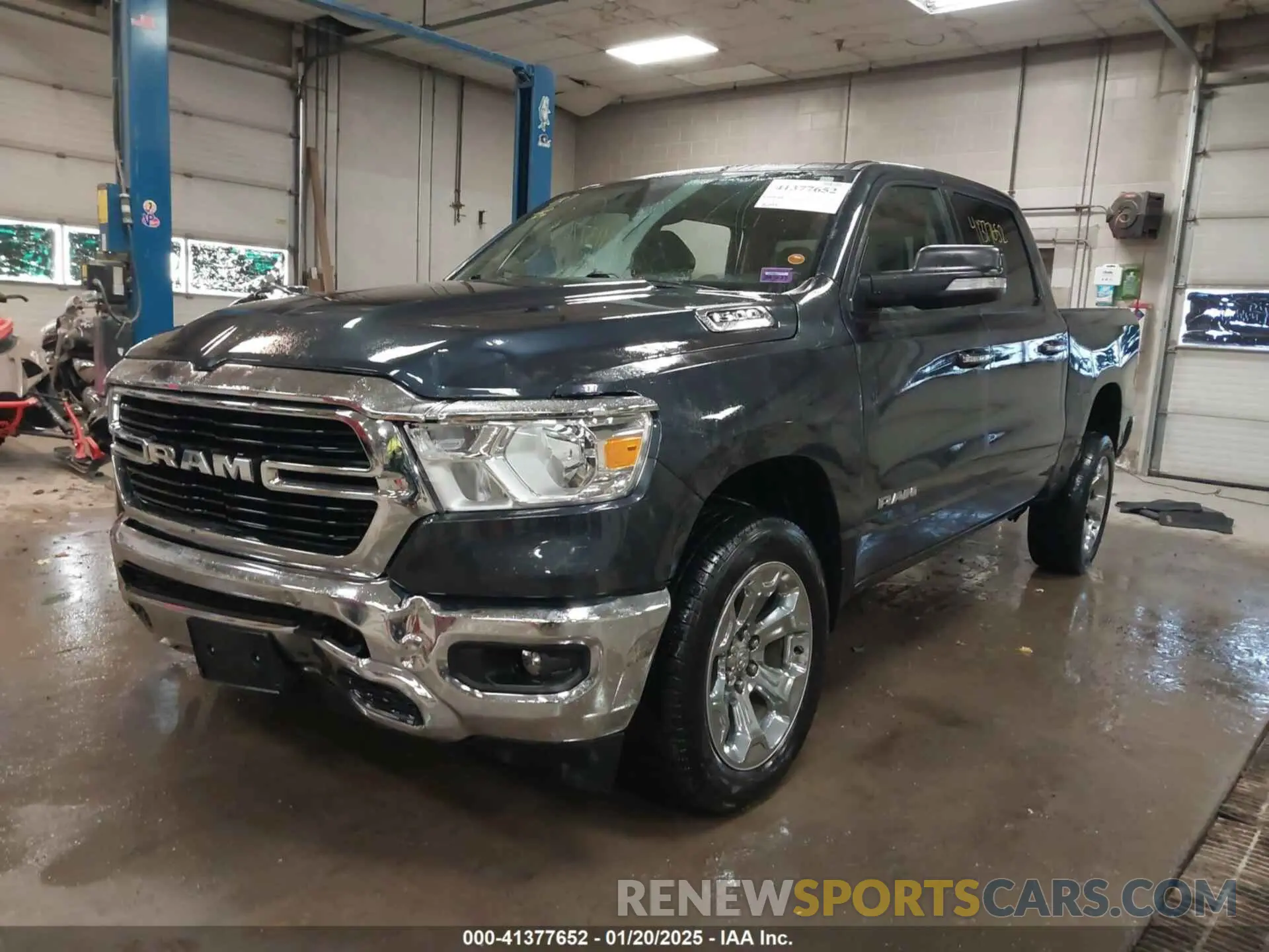 2 Photograph of a damaged car 1C6RRFFGXKN817476 RAM 1500 2019