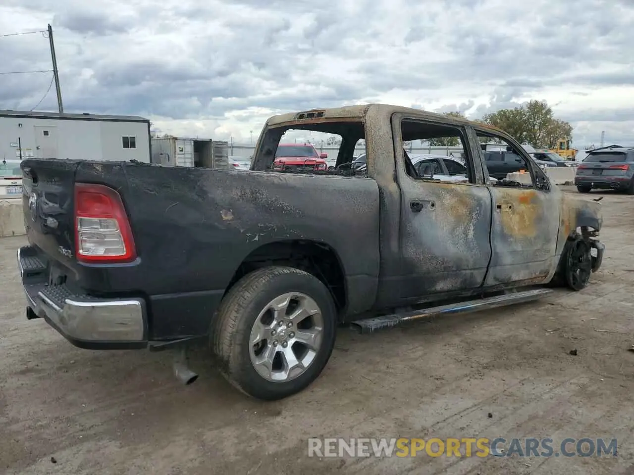 3 Photograph of a damaged car 1C6RRFFGXKN818143 RAM 1500 2019