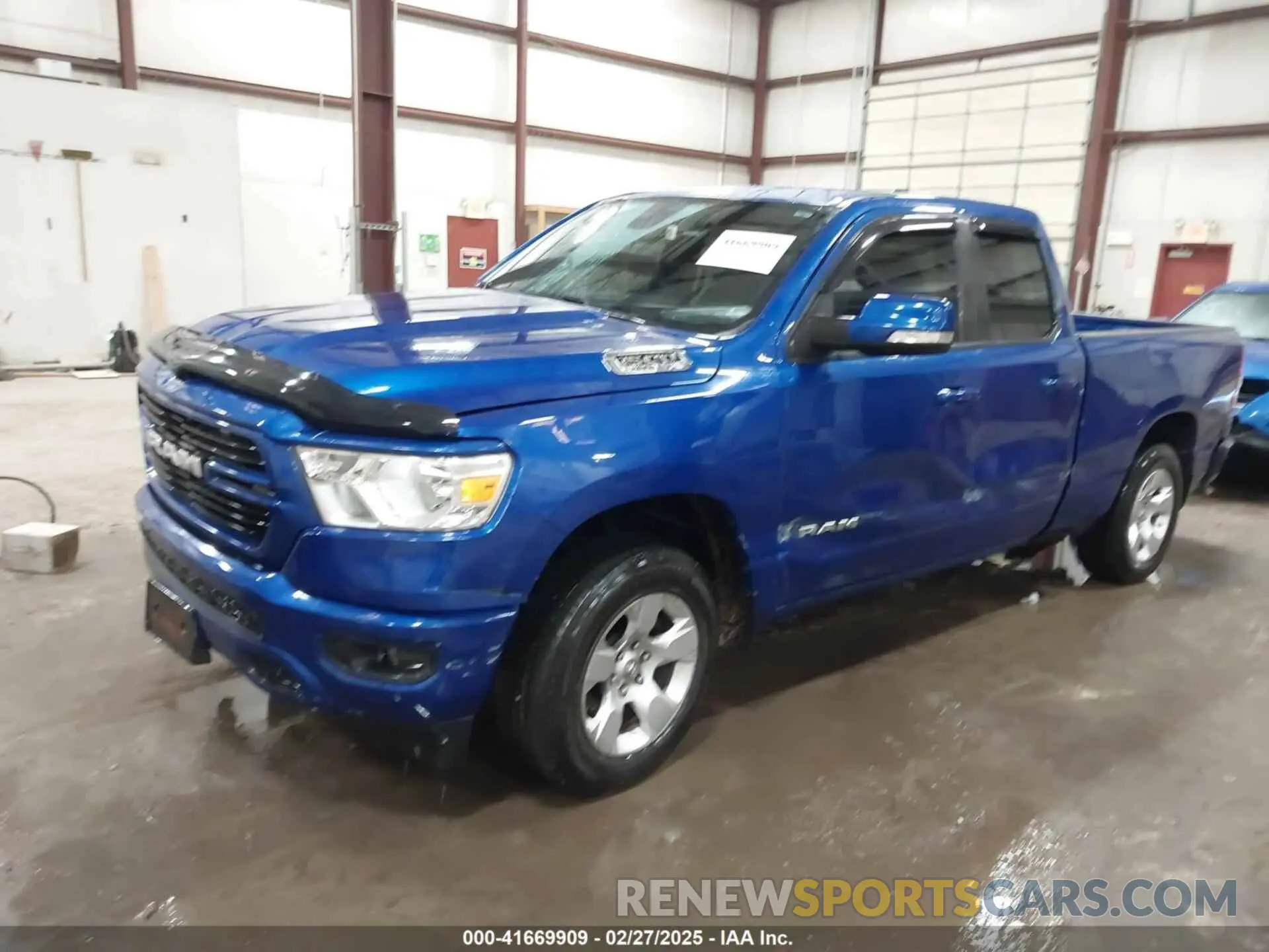 2 Photograph of a damaged car 1C6SRFBT0KN825865 RAM 1500 2019