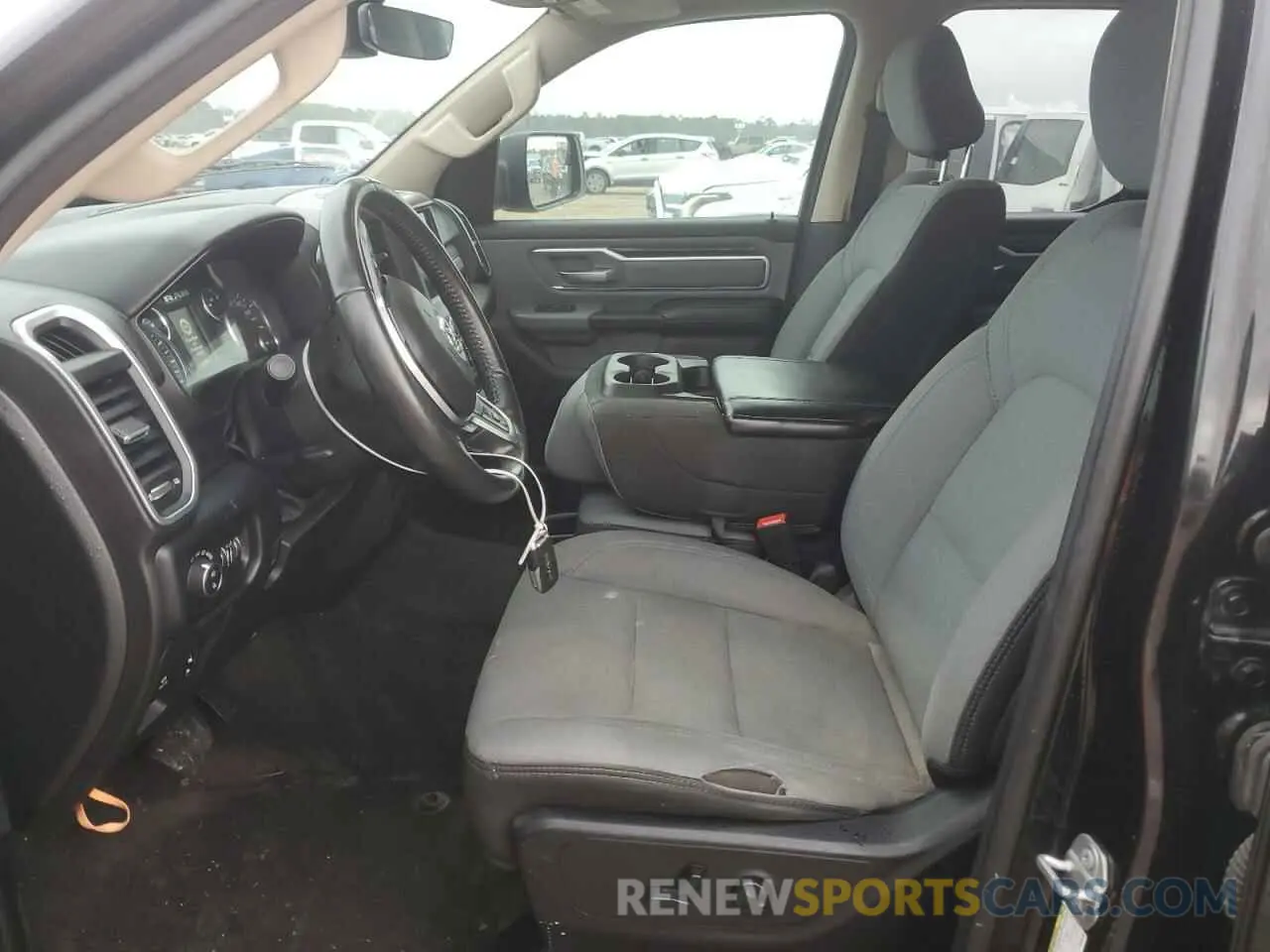 7 Фотография поврежденного автомобиля 1C6SRFBT0KN886259 RAM 1500 2019