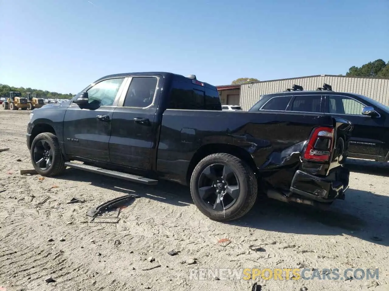 2 Photograph of a damaged car 1C6SRFBT2KN578221 RAM 1500 2019