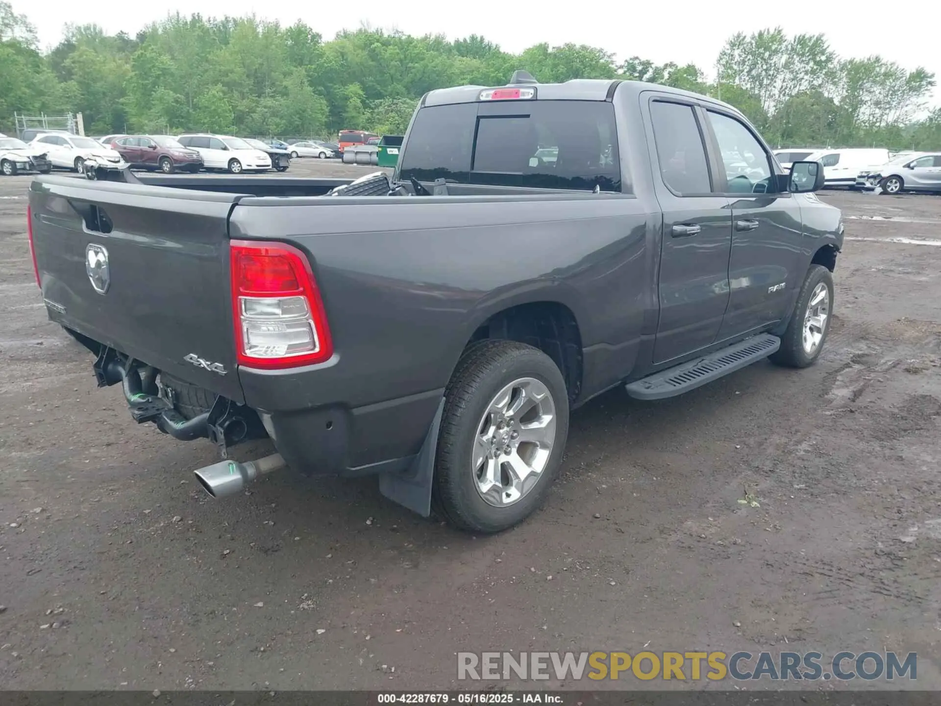 4 Фотография поврежденного автомобиля 1C6SRFBT4KN780915 RAM 1500 2019