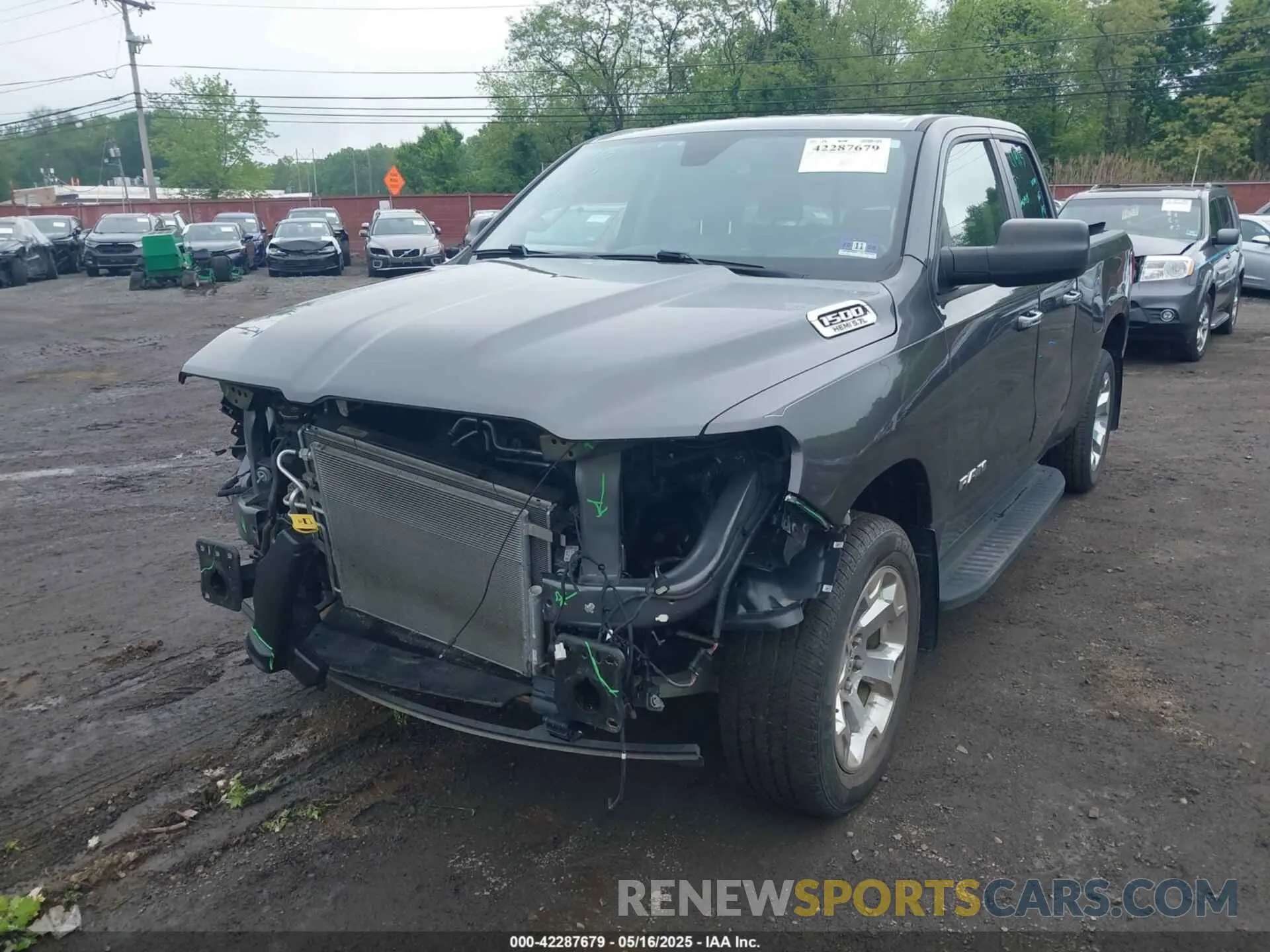 6 Фотография поврежденного автомобиля 1C6SRFBT4KN780915 RAM 1500 2019