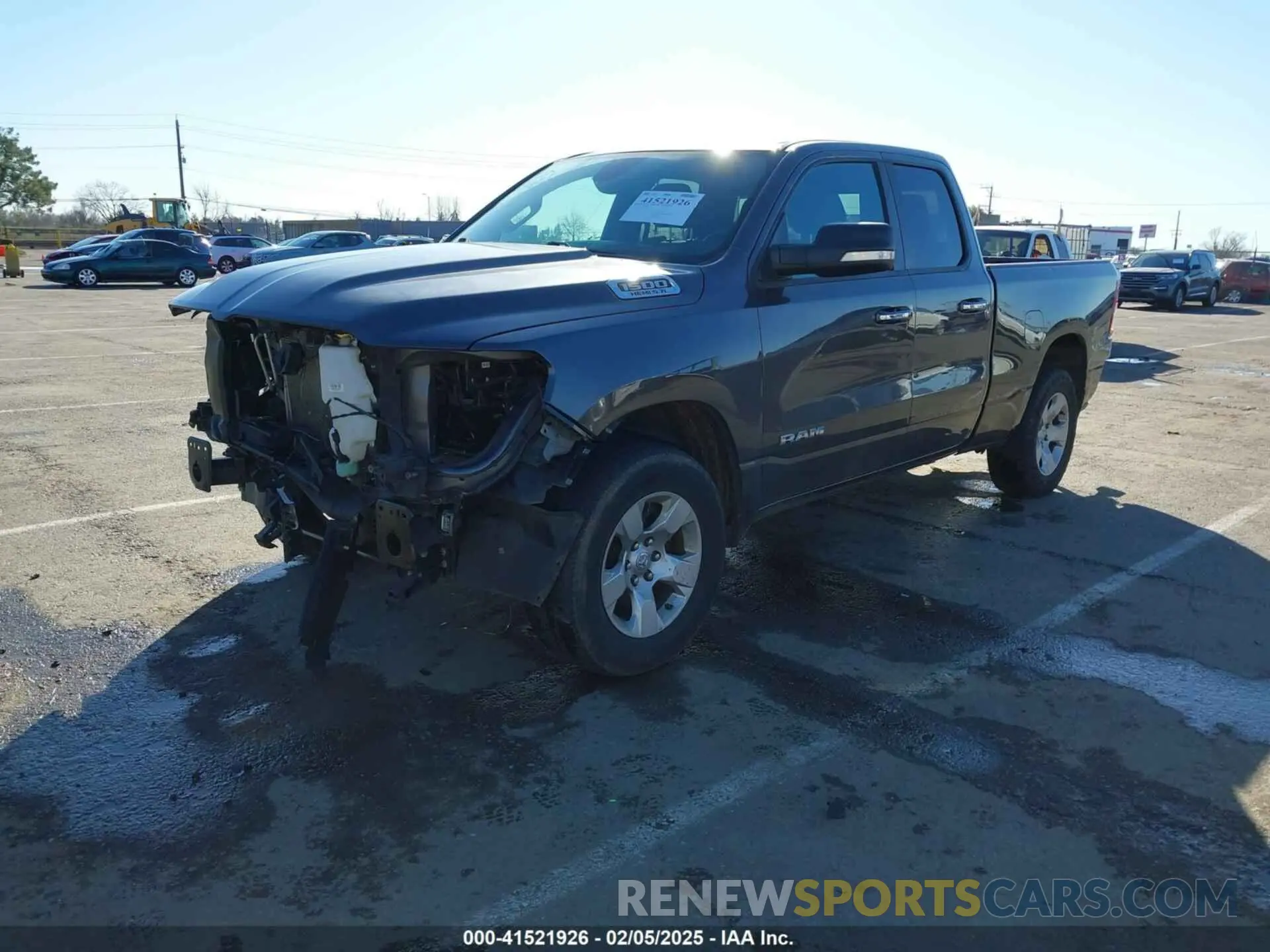 2 Фотография поврежденного автомобиля 1C6SRFBT4KN830597 RAM 1500 2019