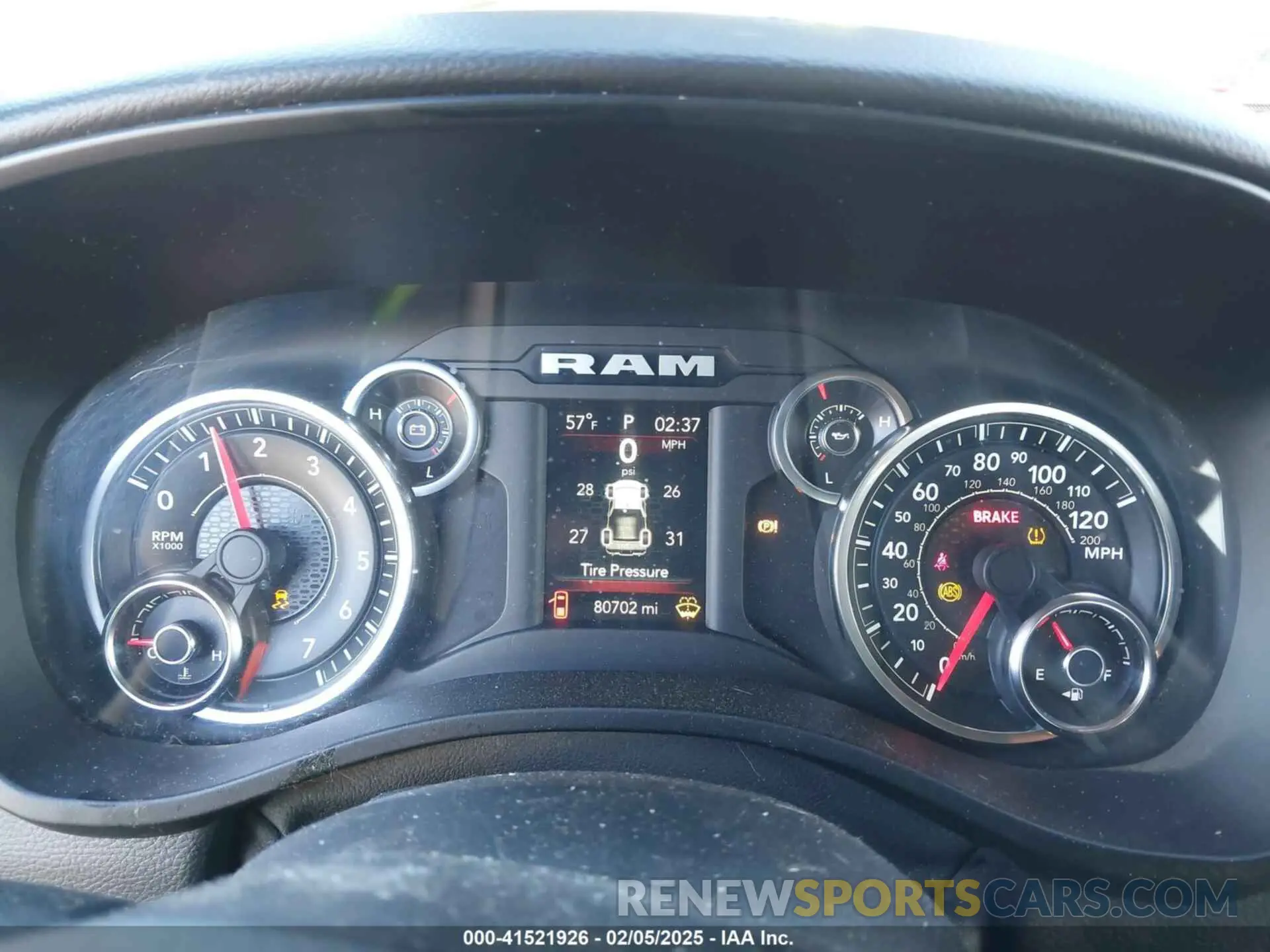 7 Фотография поврежденного автомобиля 1C6SRFBT4KN830597 RAM 1500 2019