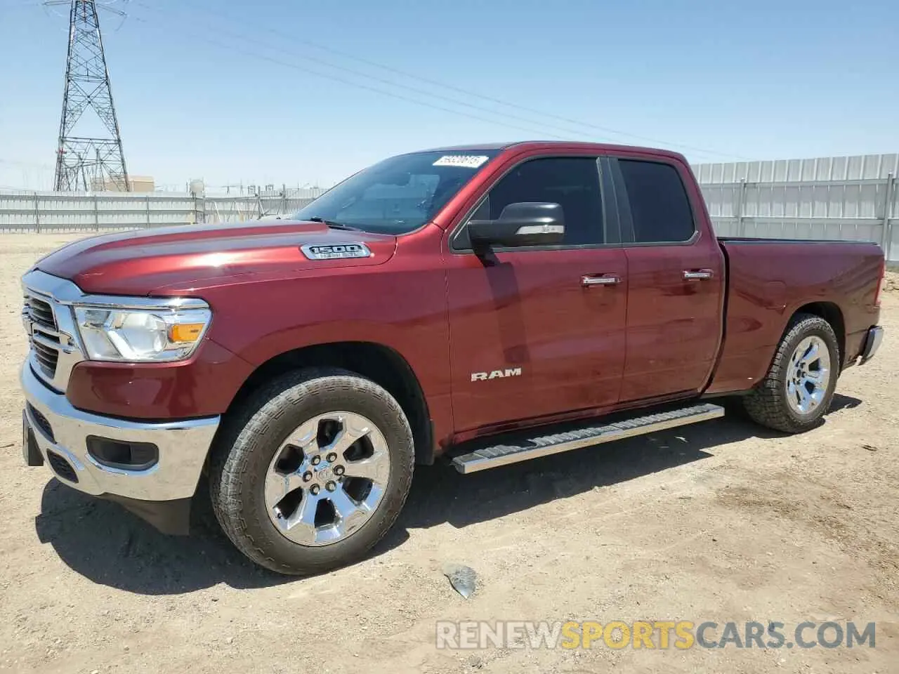 1 Photograph of a damaged car 1C6SRFBT6KN893670 RAM 1500 2019