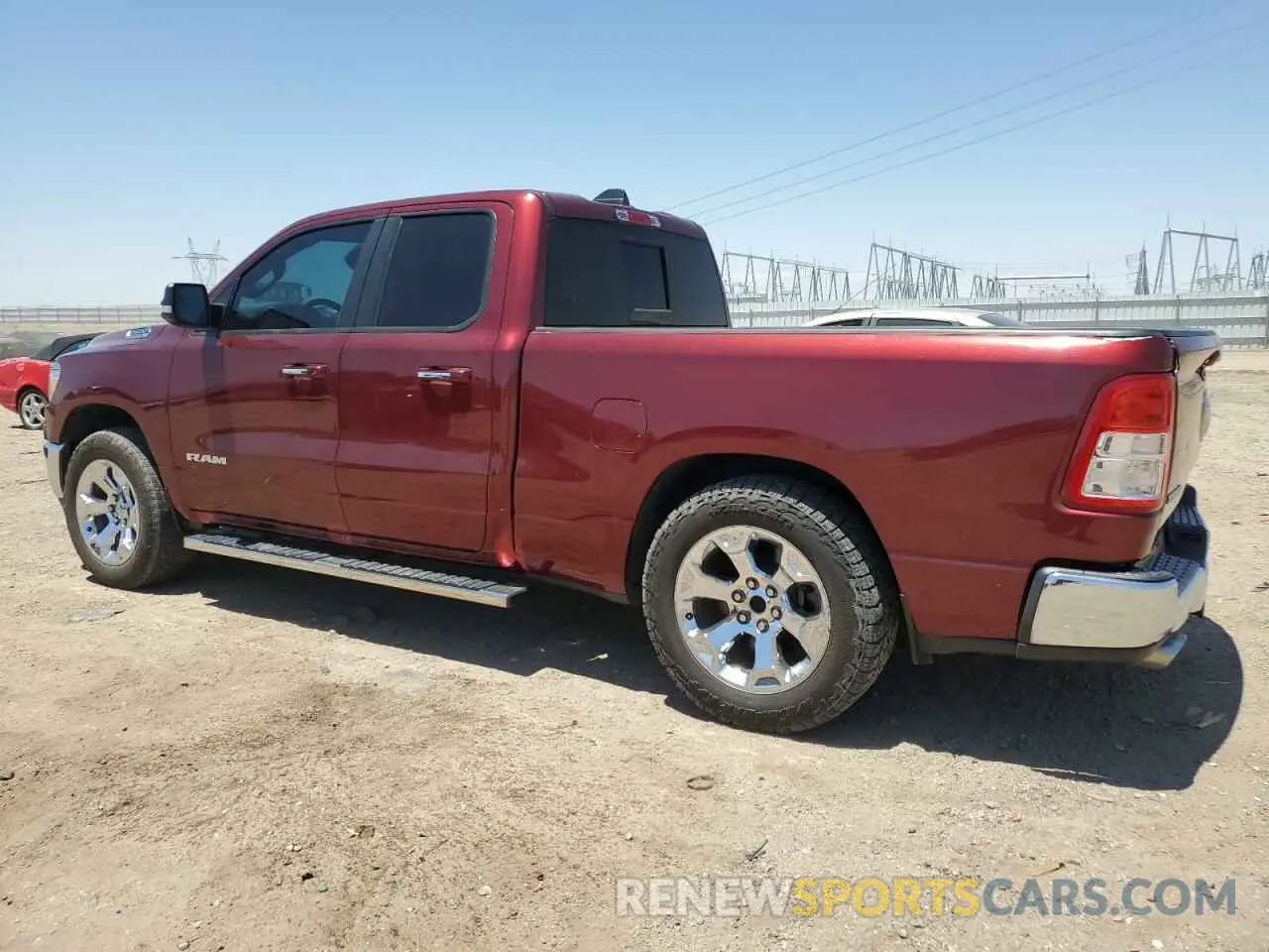 2 Photograph of a damaged car 1C6SRFBT6KN893670 RAM 1500 2019
