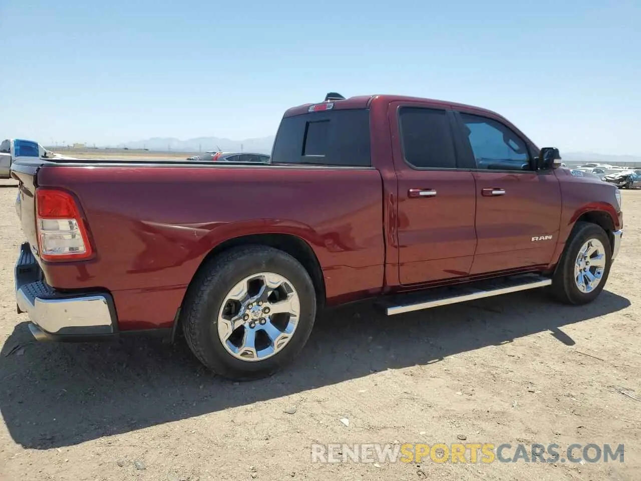 3 Photograph of a damaged car 1C6SRFBT6KN893670 RAM 1500 2019