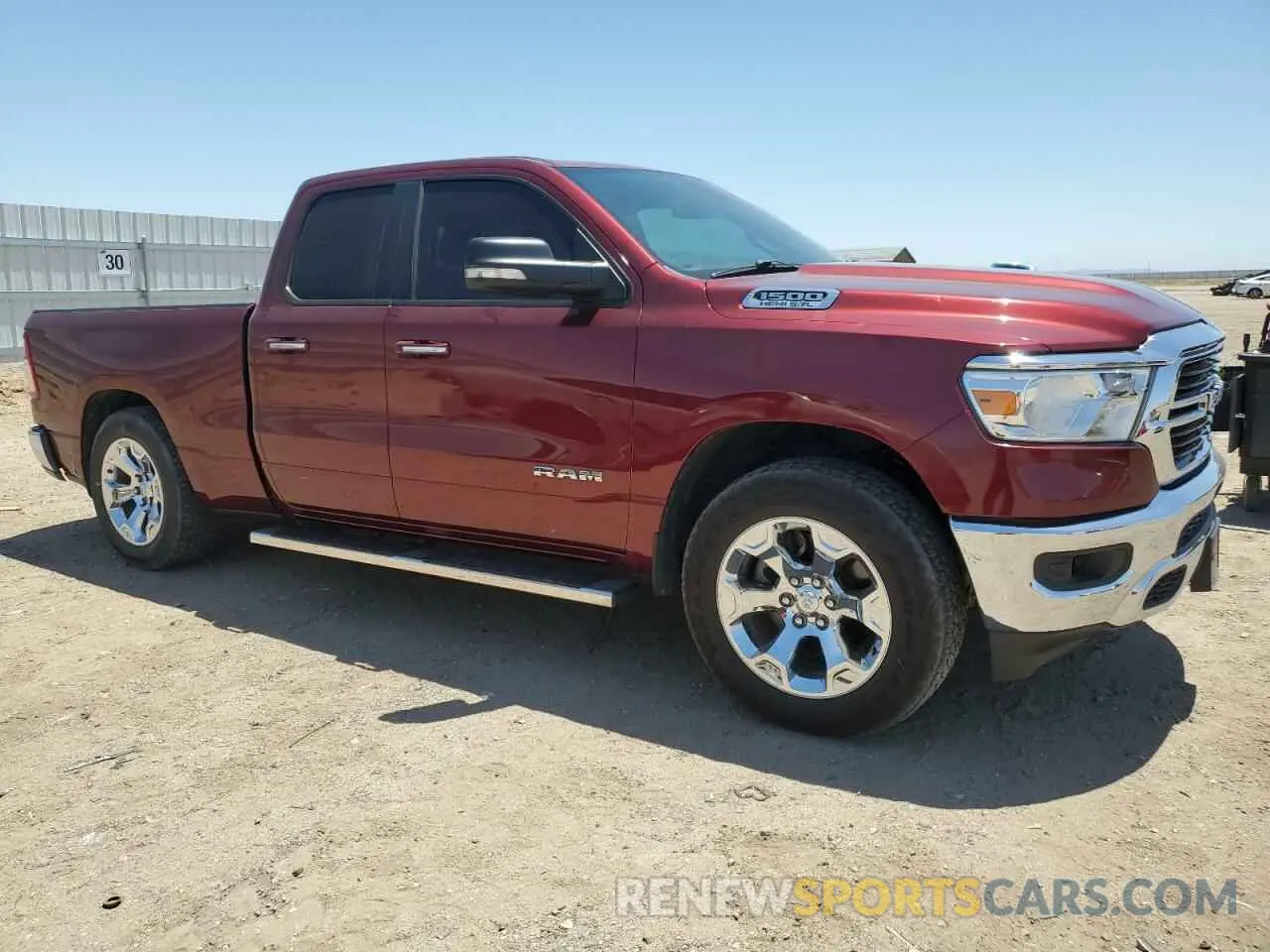 4 Photograph of a damaged car 1C6SRFBT6KN893670 RAM 1500 2019