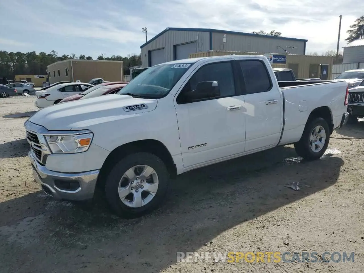 1 Photograph of a damaged car 1C6SRFBT8KN833194 RAM 1500 2019