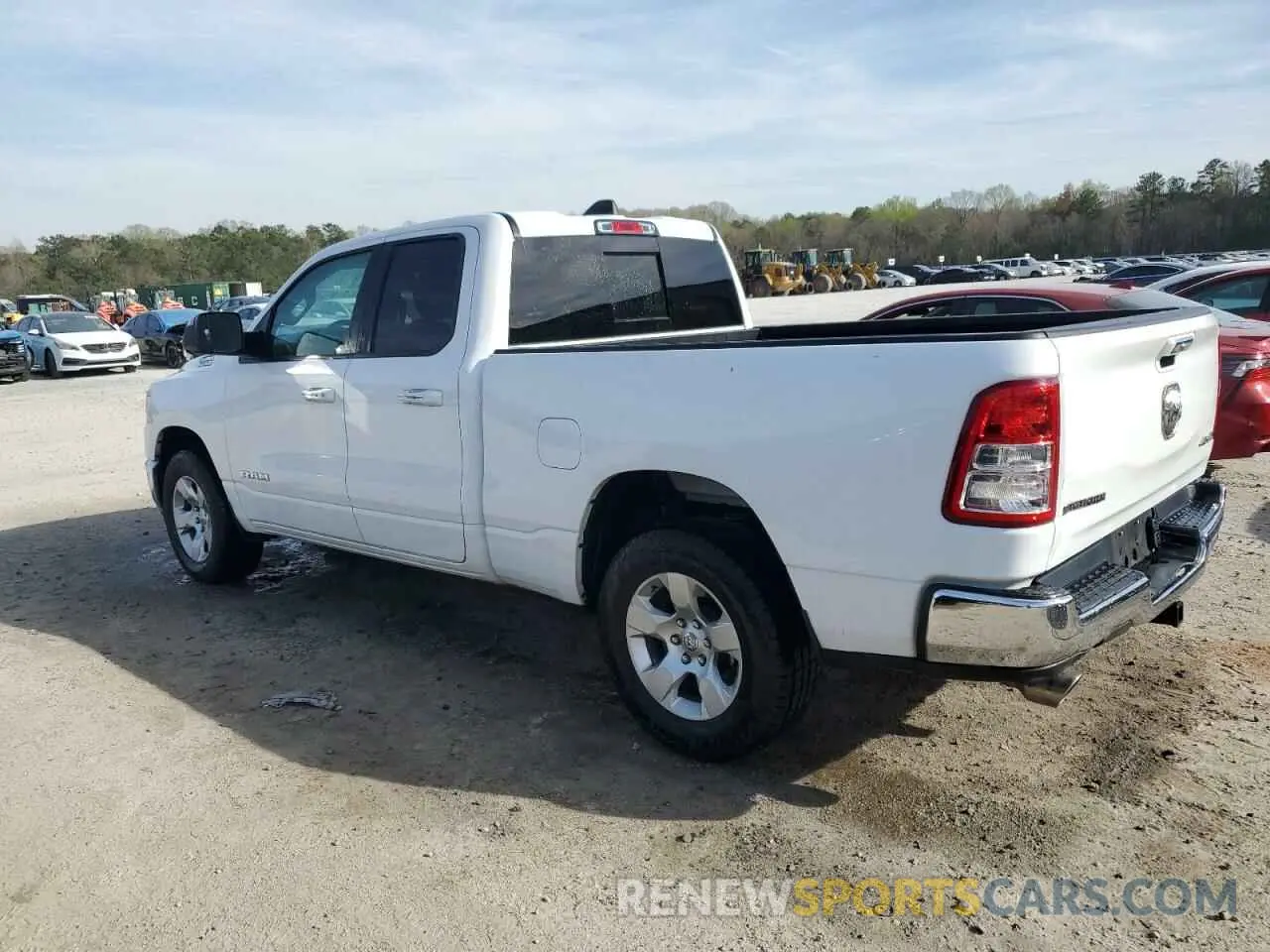 2 Photograph of a damaged car 1C6SRFBT8KN833194 RAM 1500 2019
