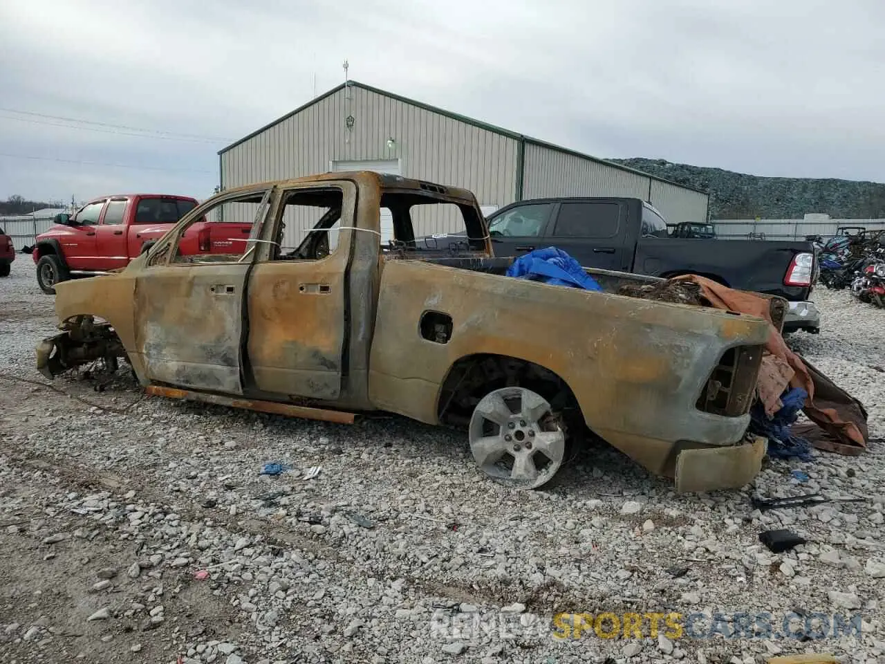 2 Фотография поврежденного автомобиля 1C6SRFBT9KN523376 RAM 1500 2019