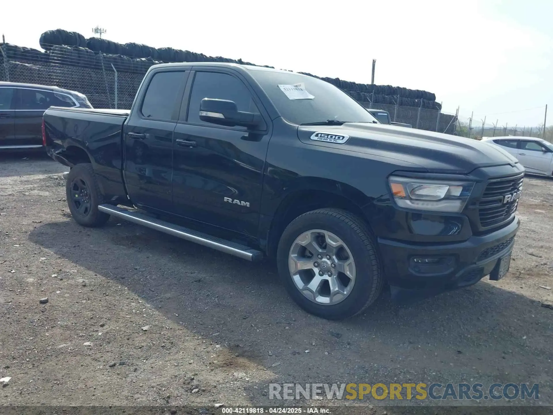 1 Photograph of a damaged car 1C6SRFBT9KN658616 RAM 1500 2019