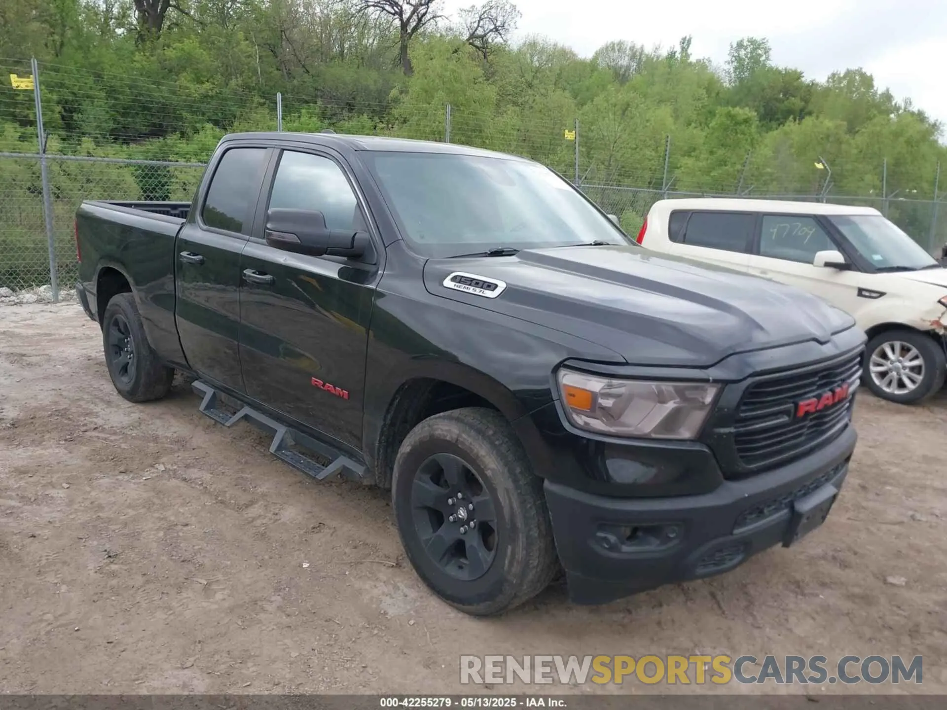 1 Photograph of a damaged car 1C6SRFBTXKN656065 RAM 1500 2019