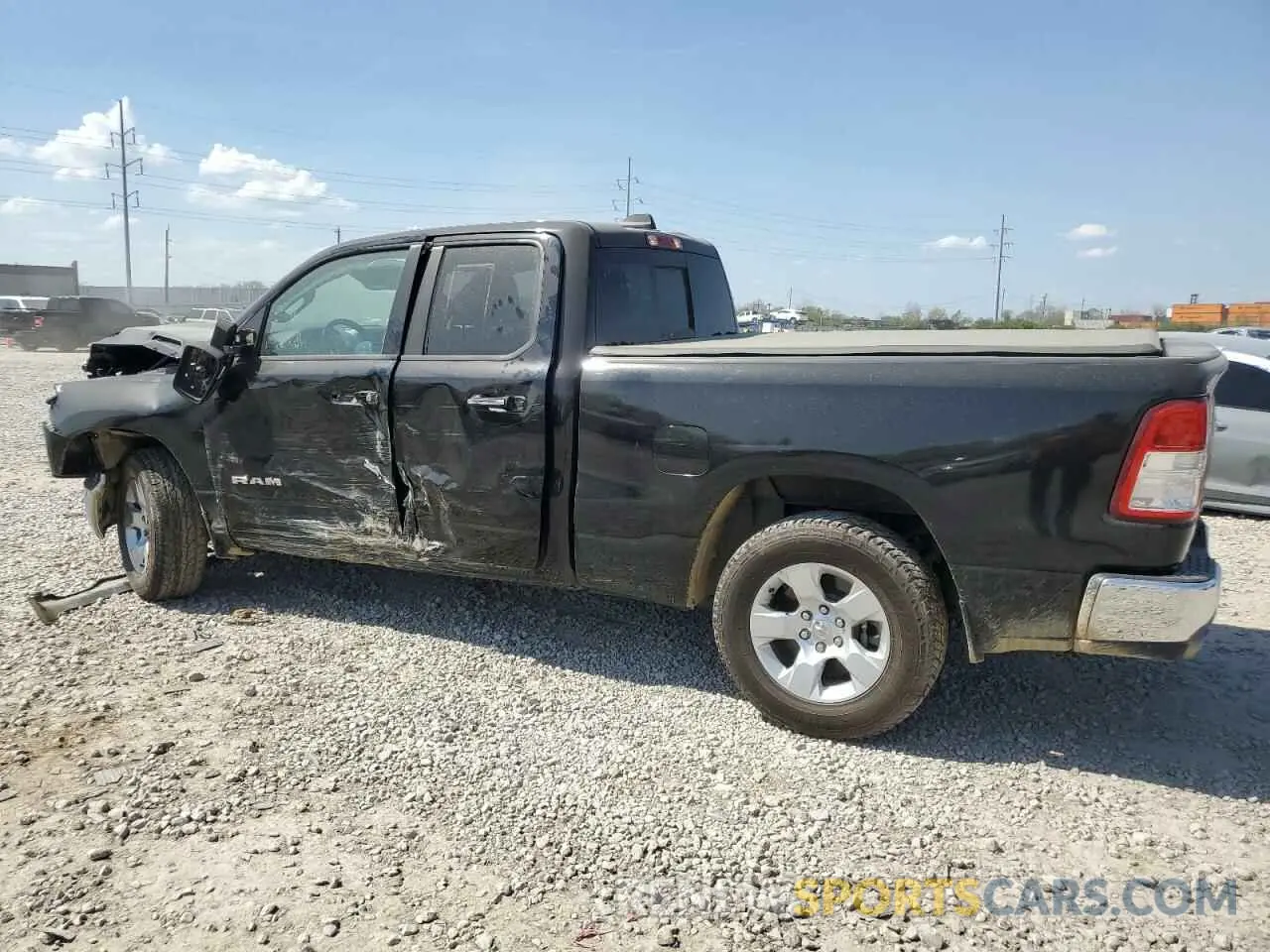 2 Photograph of a damaged car 1C6SRFBTXKN906274 RAM 1500 2019