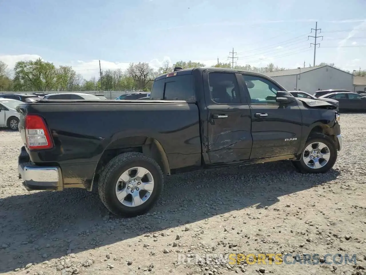 3 Photograph of a damaged car 1C6SRFBTXKN906274 RAM 1500 2019
