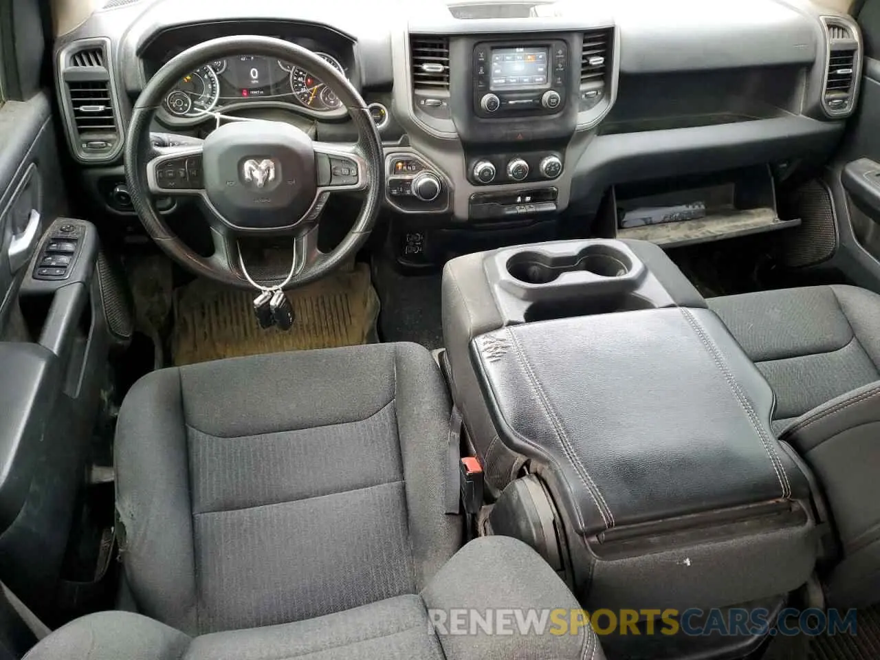 8 Фотография поврежденного автомобиля 1C6SRFCT4KN662300 RAM 1500 2019