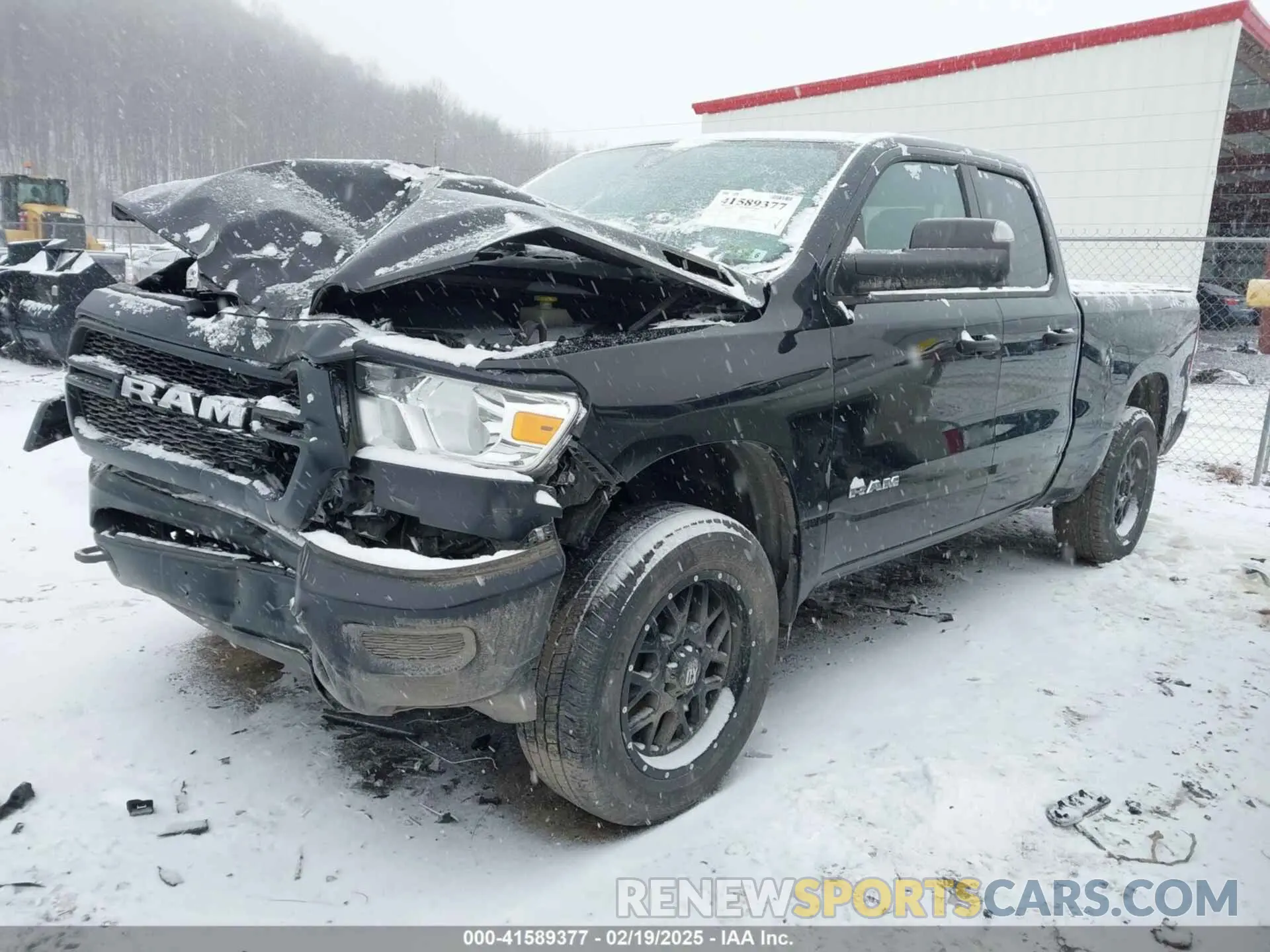 2 Photograph of a damaged car 1C6SRFCT8KN812411 RAM 1500 2019