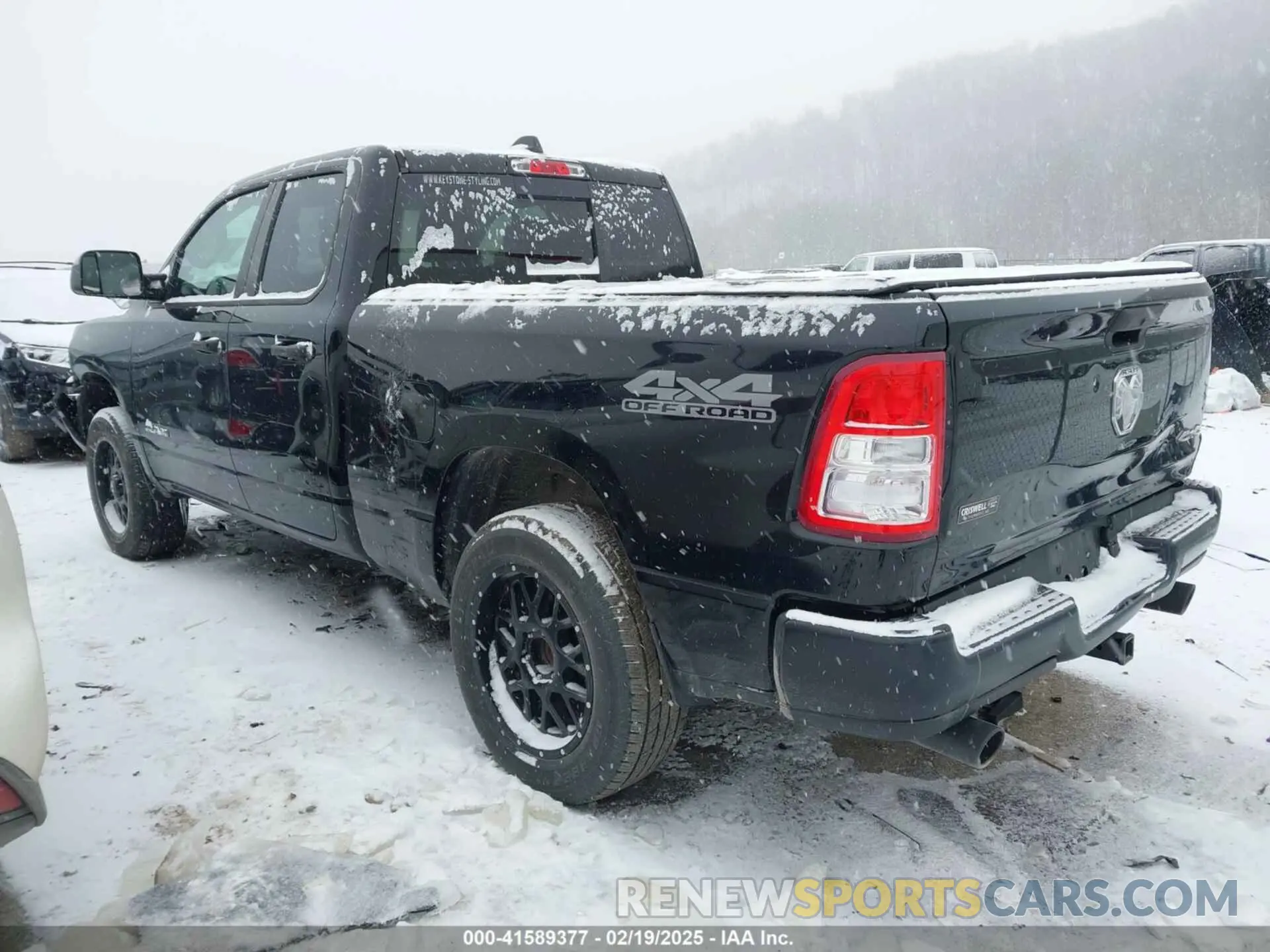 3 Photograph of a damaged car 1C6SRFCT8KN812411 RAM 1500 2019