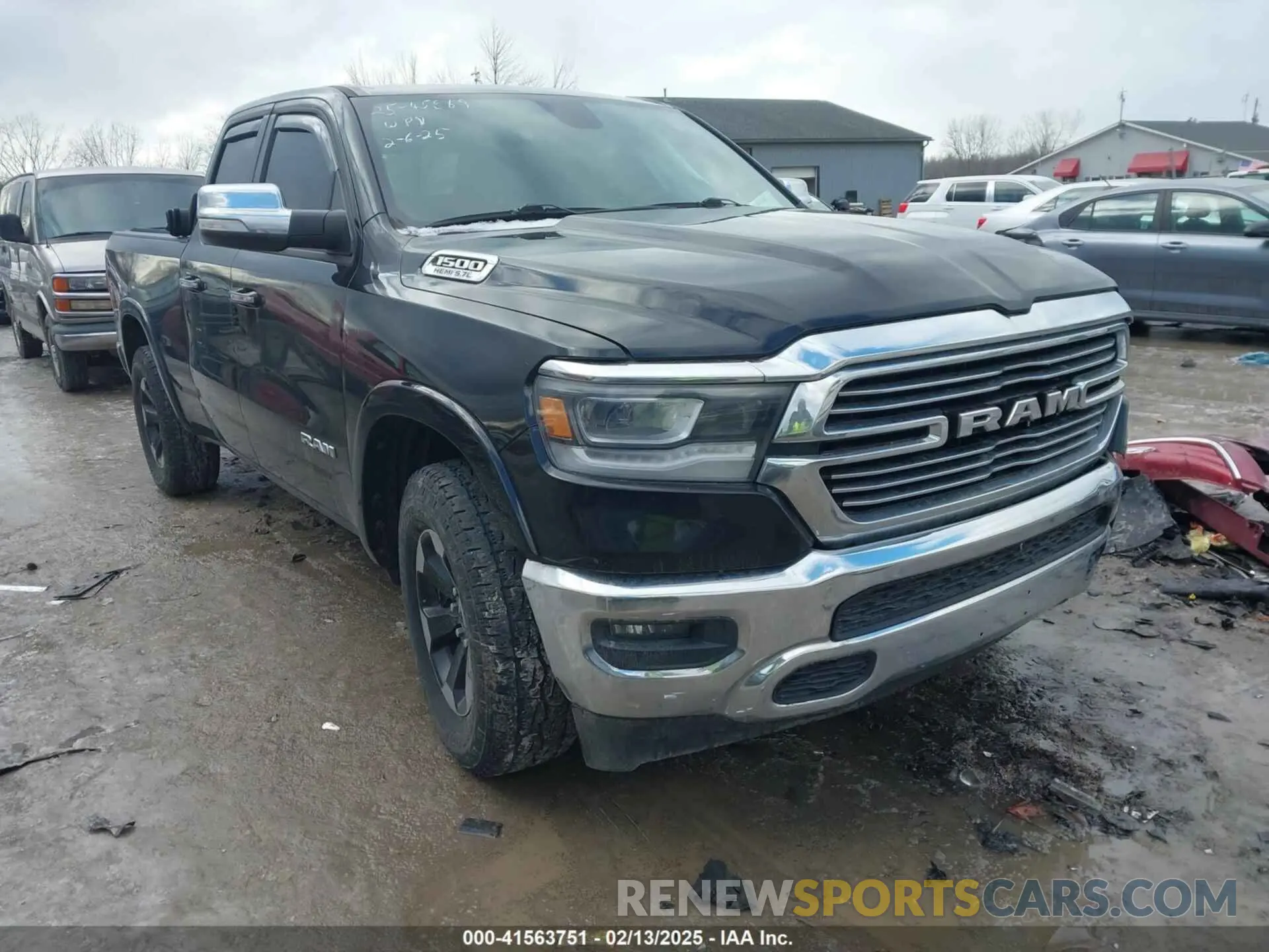 1 Photograph of a damaged car 1C6SRFDT6KN869740 RAM 1500 2019